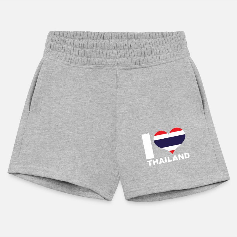 I Love Thailand Heart Flag Thailand