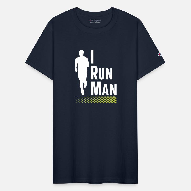 I Run Man | Running Apparel | Fitness Shirt |