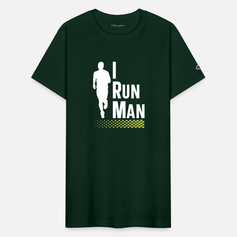 I Run Man | Running Apparel | Fitness Shirt |