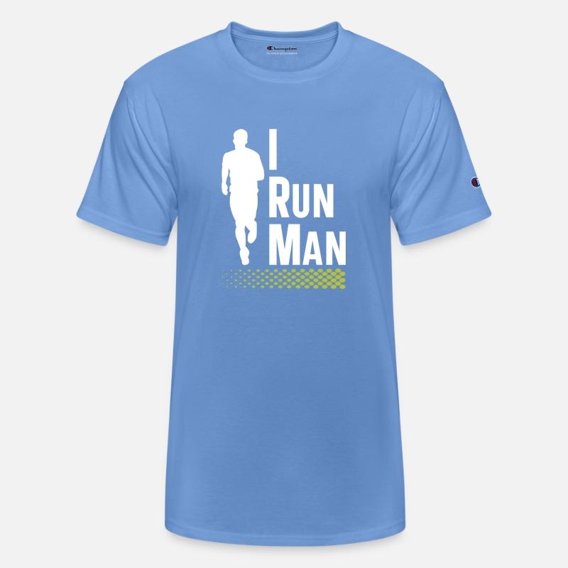I Run Man | Running Apparel | Fitness Shirt |