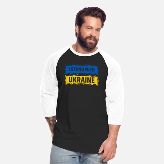 I Stand With Ukraine Ukrainian Flag Retro Vintage