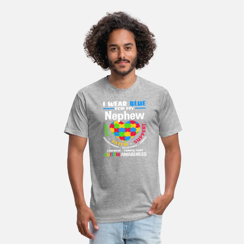 I Wear Blue For My Nephew Autism Awareness