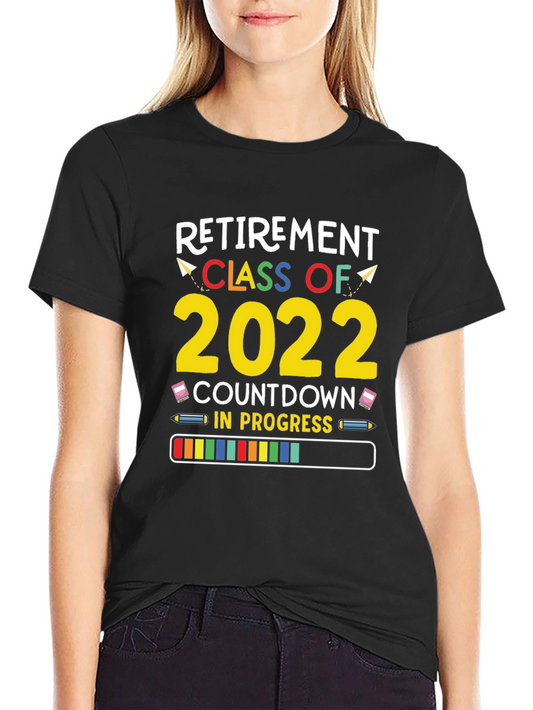 Retirement Class of 2022 Countdown T-Shirt