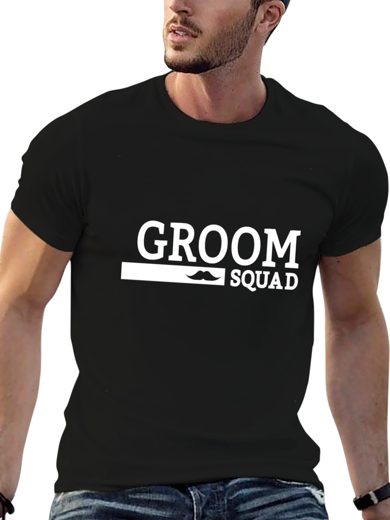 Groom Squad Crew Neck T-Shirt