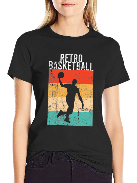 Retro Basketball T-Shirt - Vintage Style Tee