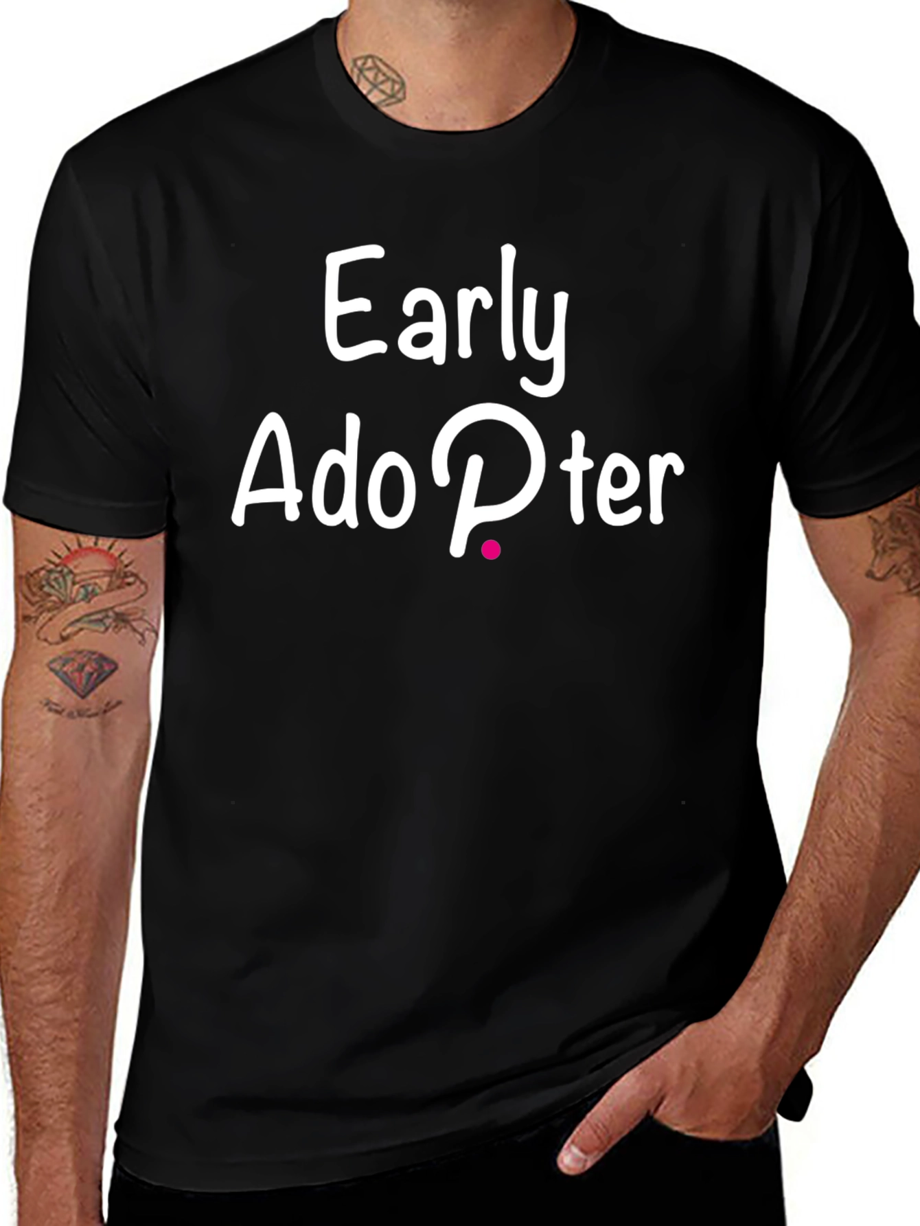 Early Adopter Black T-Shirt
