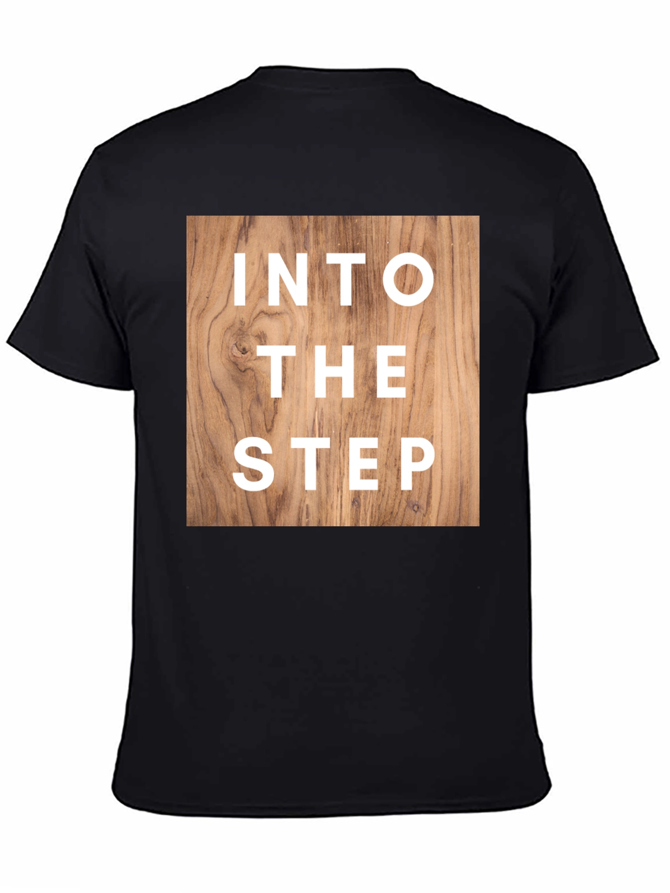 Into The Step Graphic T-Shirt - Wood Design