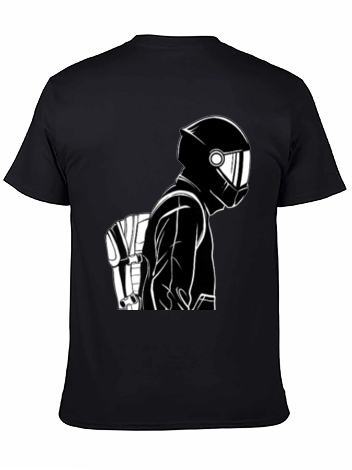 Cool Motorcyclist Graphic Tee