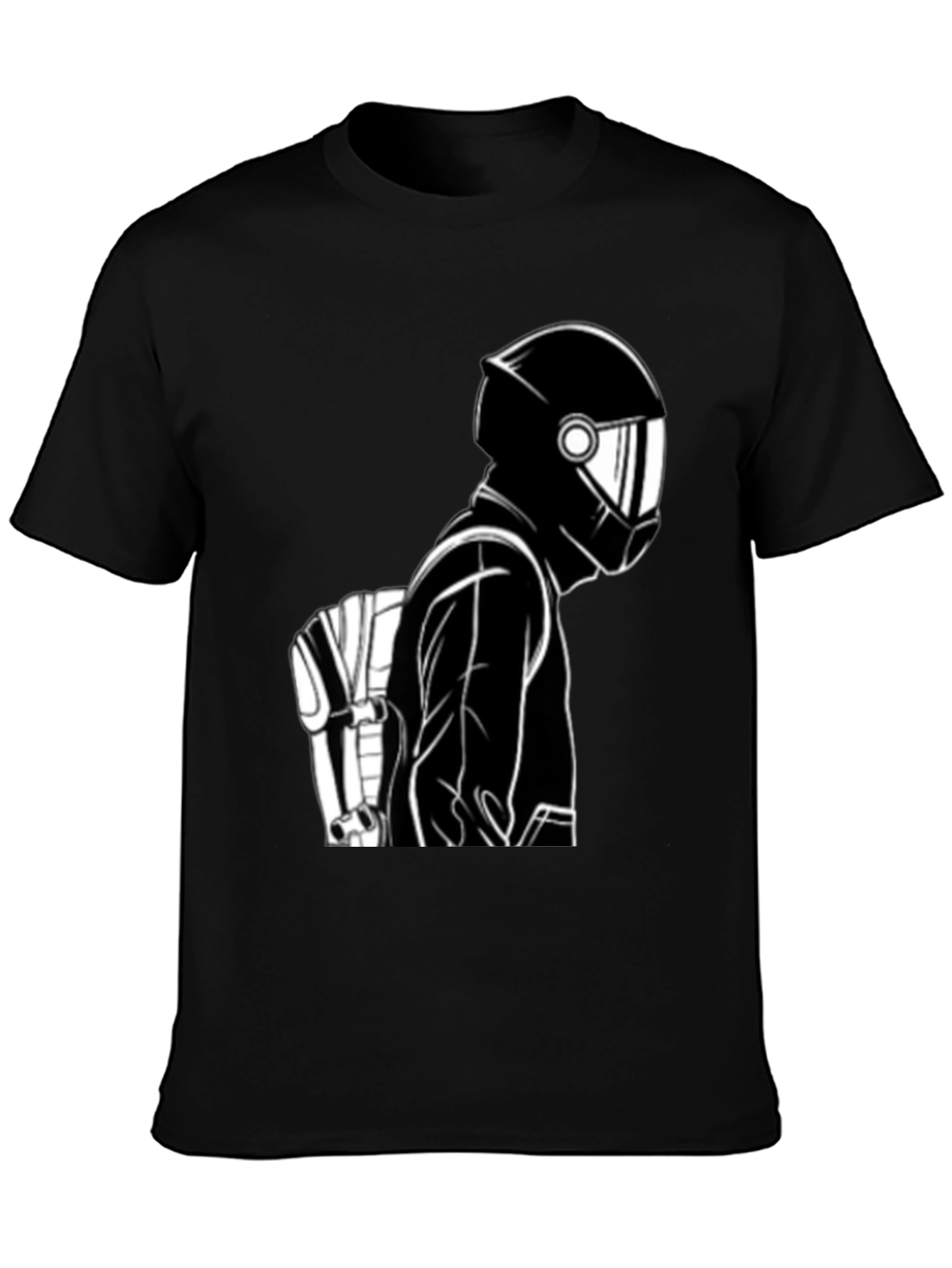 Cool Motorcyclist Graphic Tee