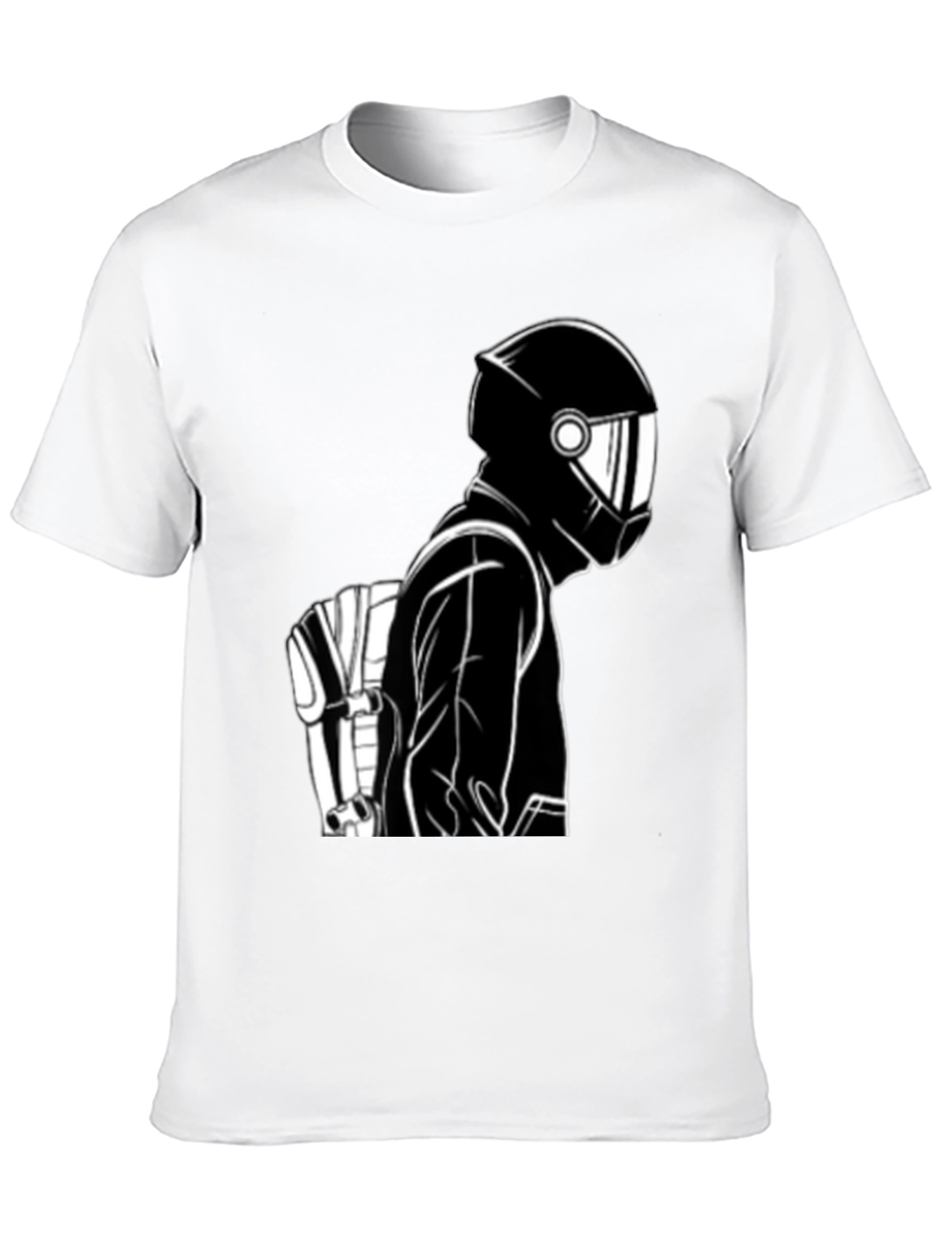 Cool Motorcyclist Graphic Tee