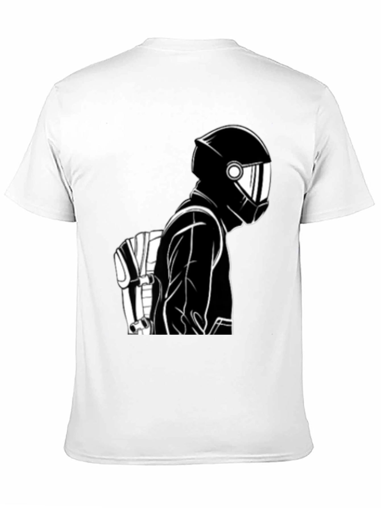 Cool Motorcyclist Graphic Tee