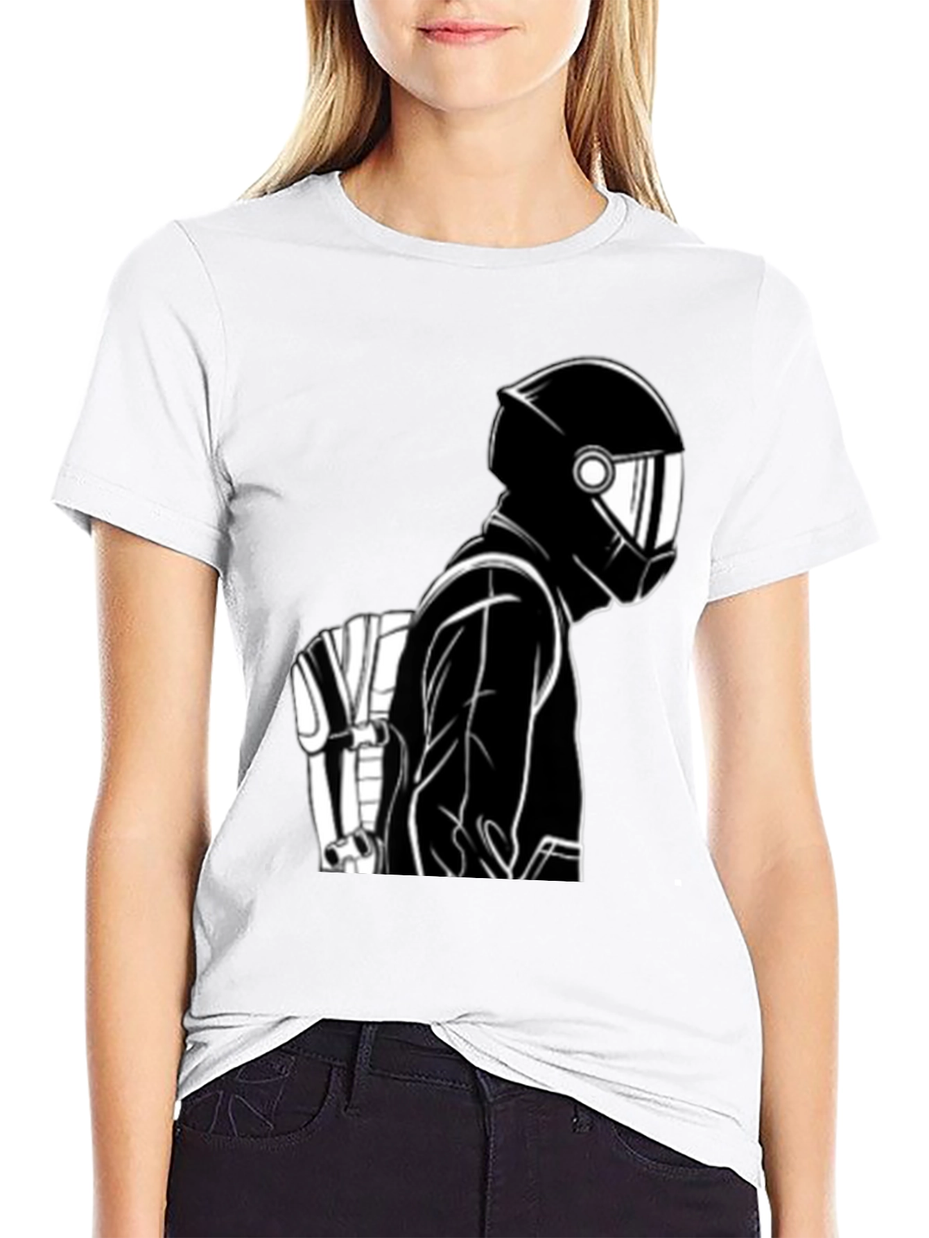 Cool Motorcyclist Graphic Tee