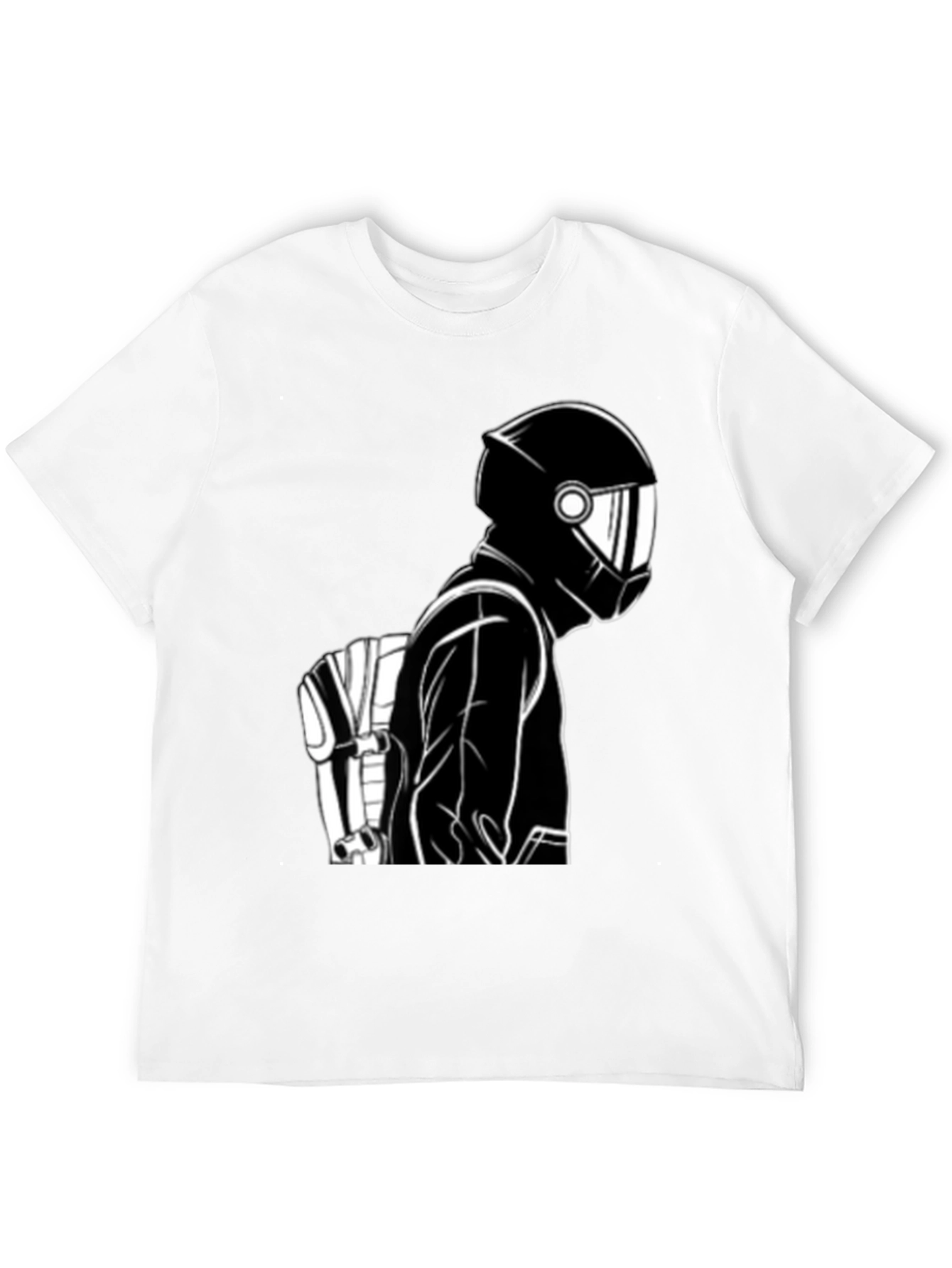 Cool Motorcyclist Graphic Tee