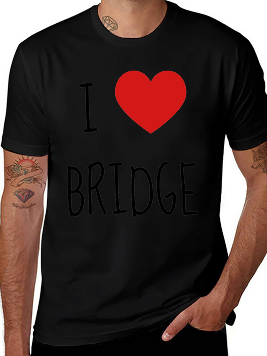 I Heart Bridge - Mens Graphic Tee