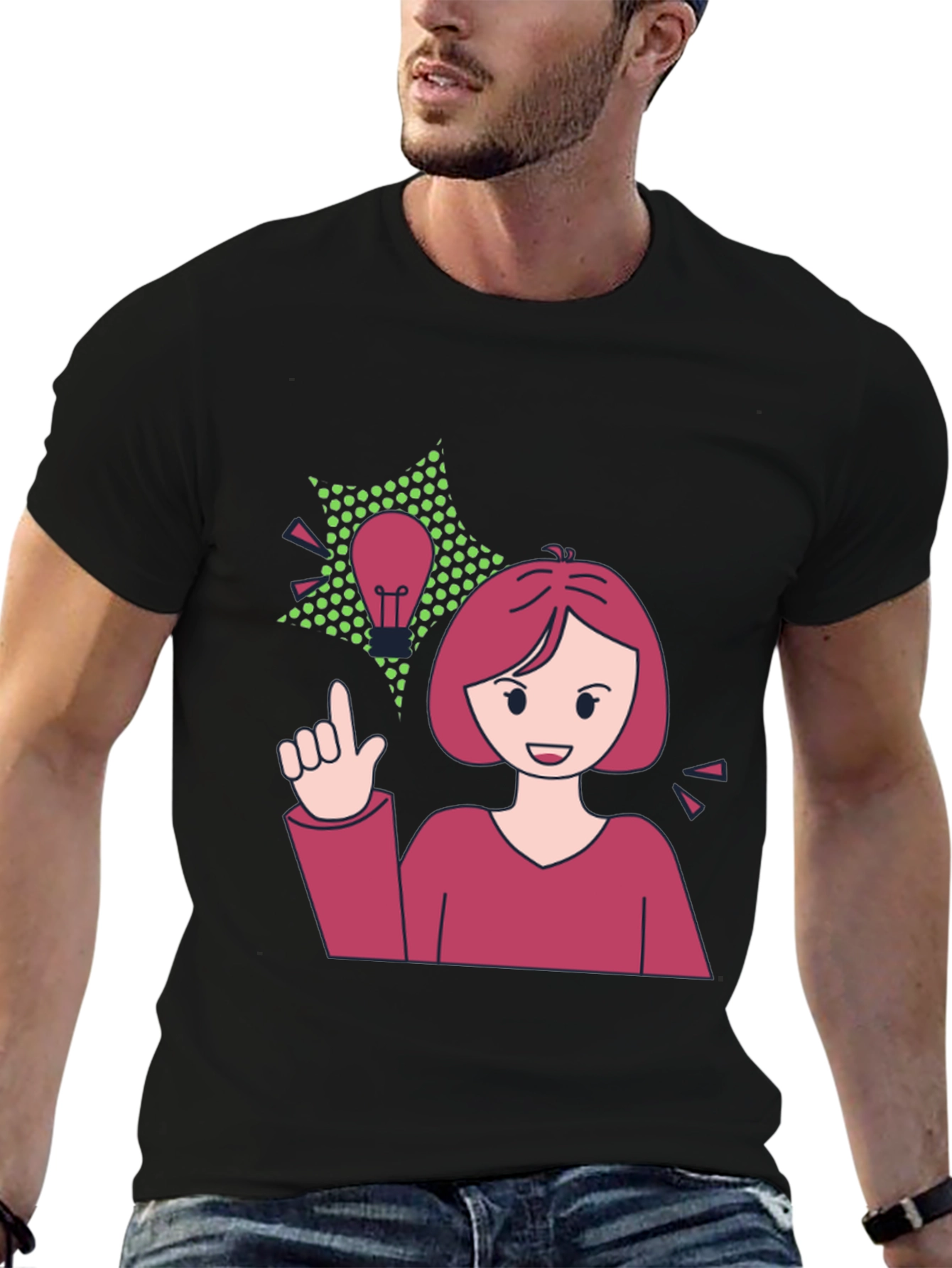 Idea Girl Graphic T-Shirt - Womens Empowerment Tee