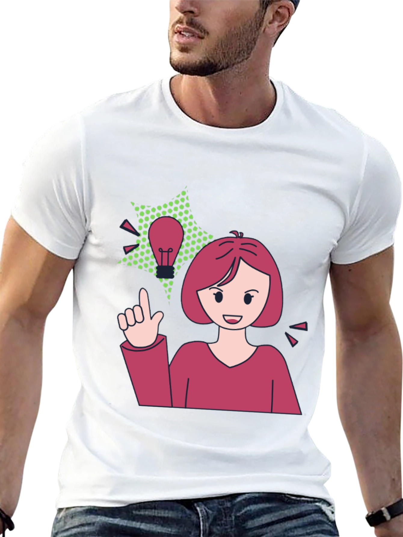 Idea Girl Graphic T-Shirt - Womens Empowerment Tee