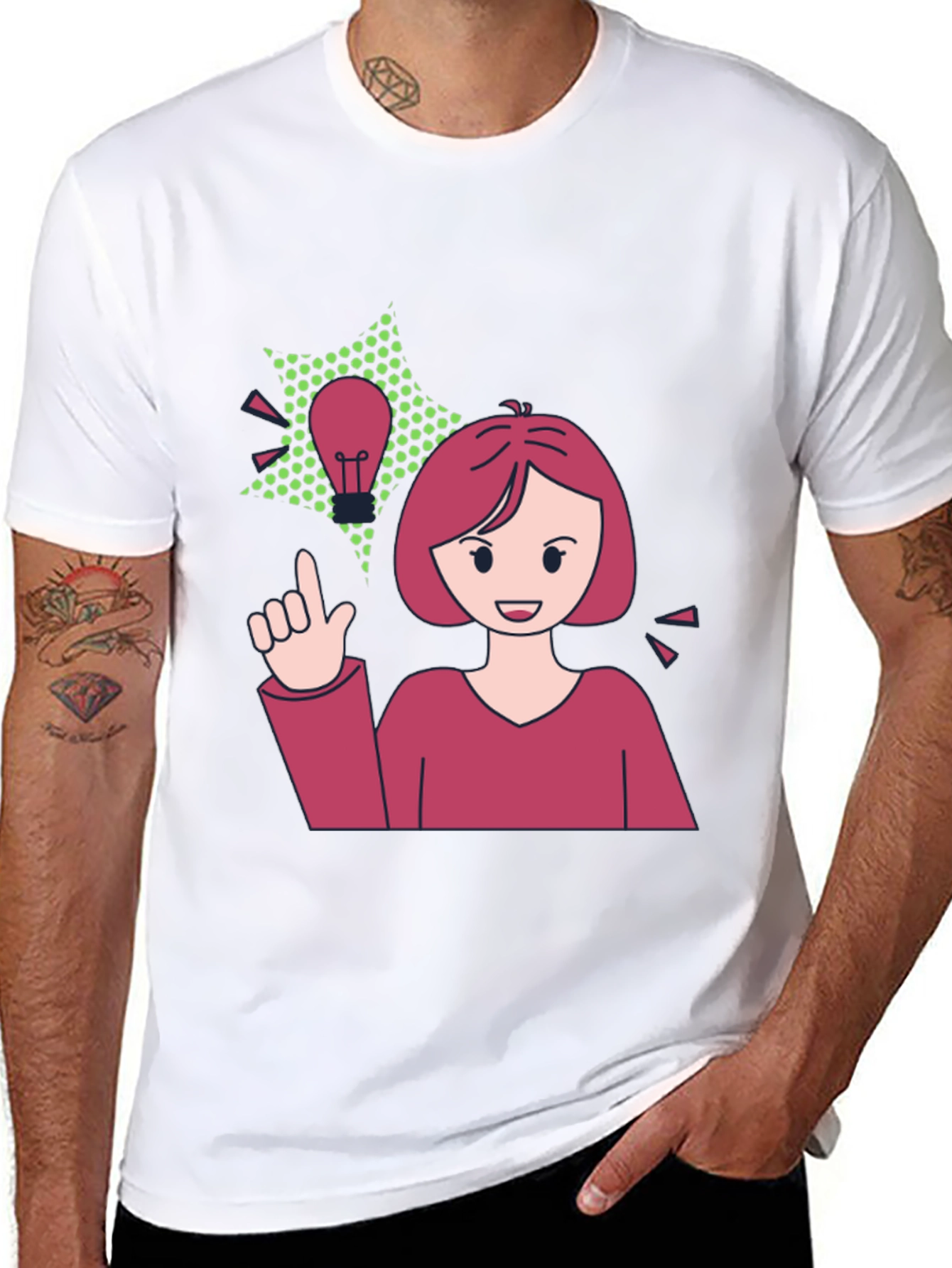 Idea Girl Graphic T-Shirt - Womens Empowerment Tee
