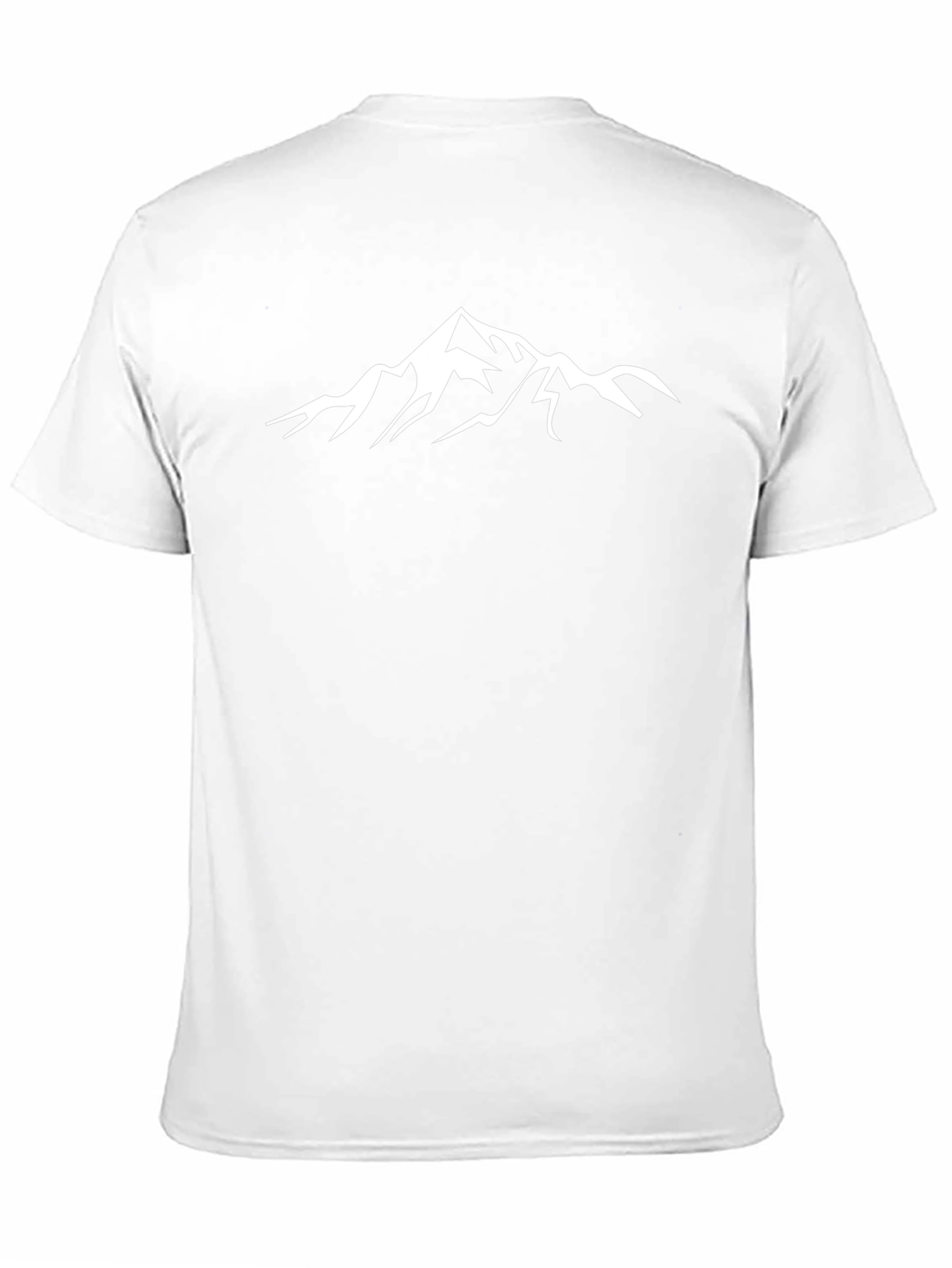 Mountain Graphic Tee - Black Casual T-Shirt