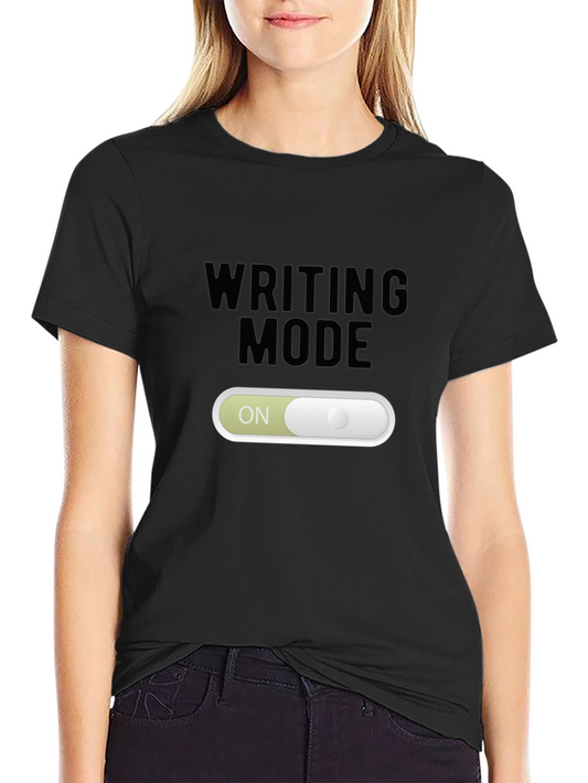 Writing Mode On T-Shirt - Creative Apparel