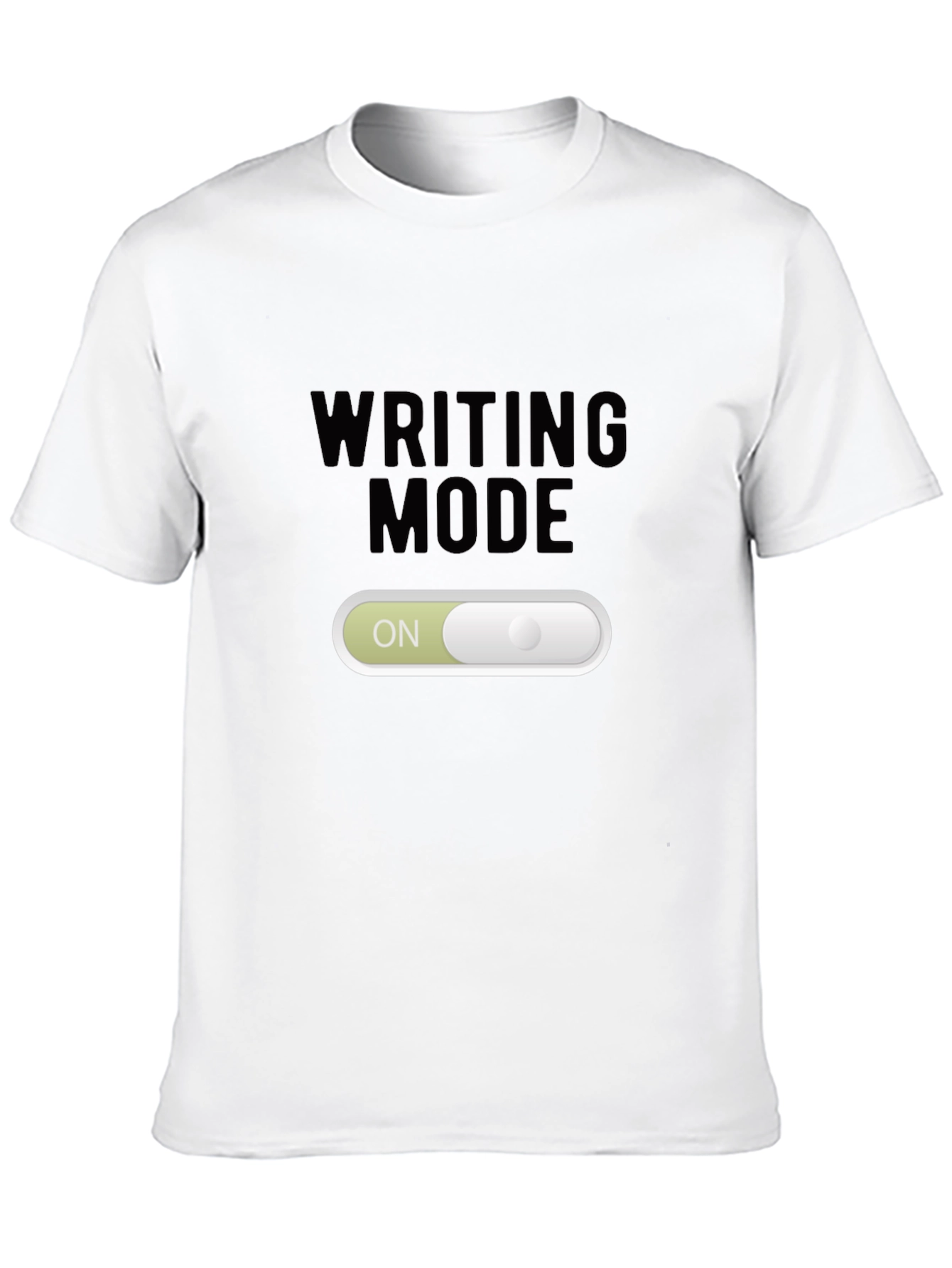 Writing Mode On T-Shirt - Creative Apparel
