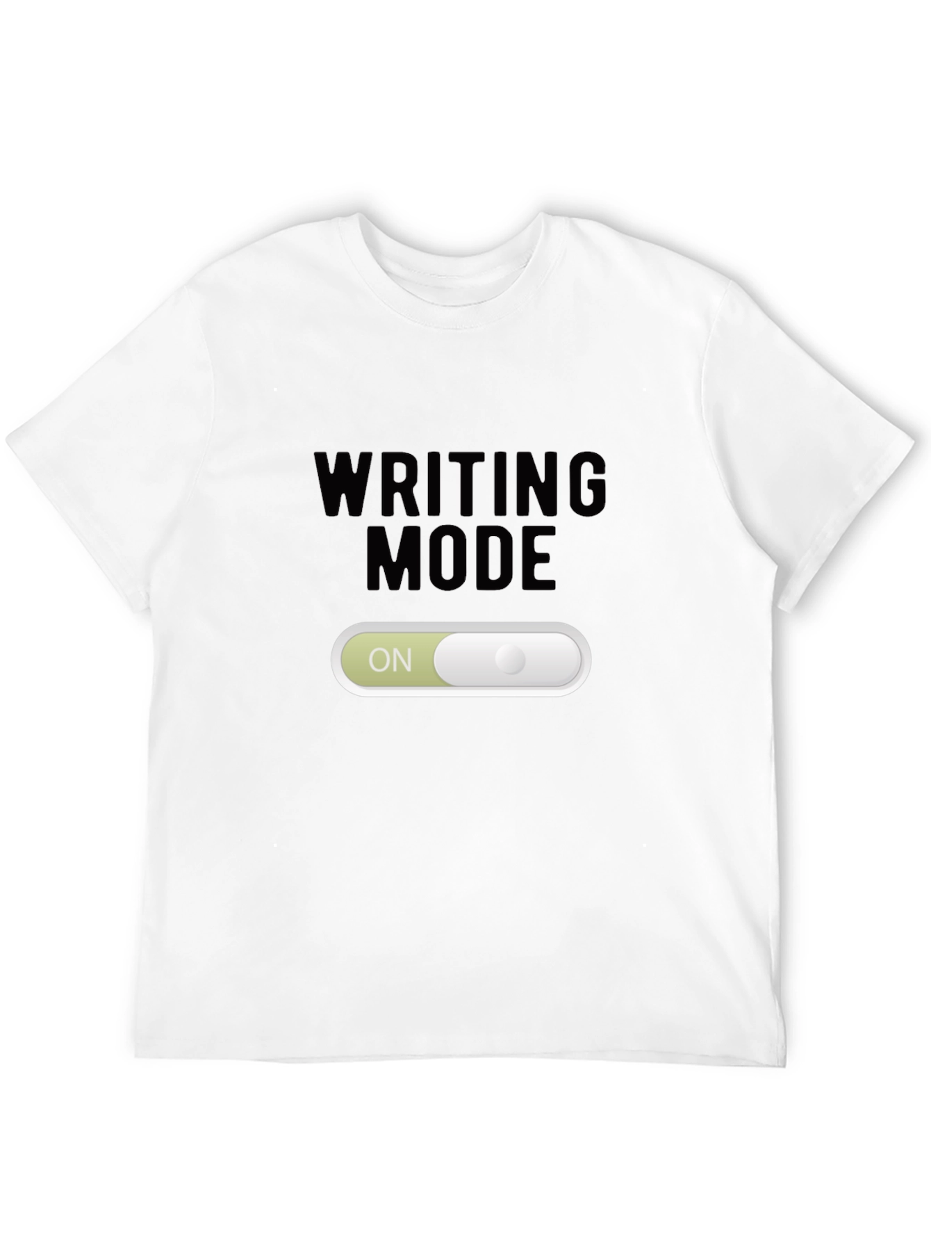 Writing Mode On T-Shirt - Creative Apparel