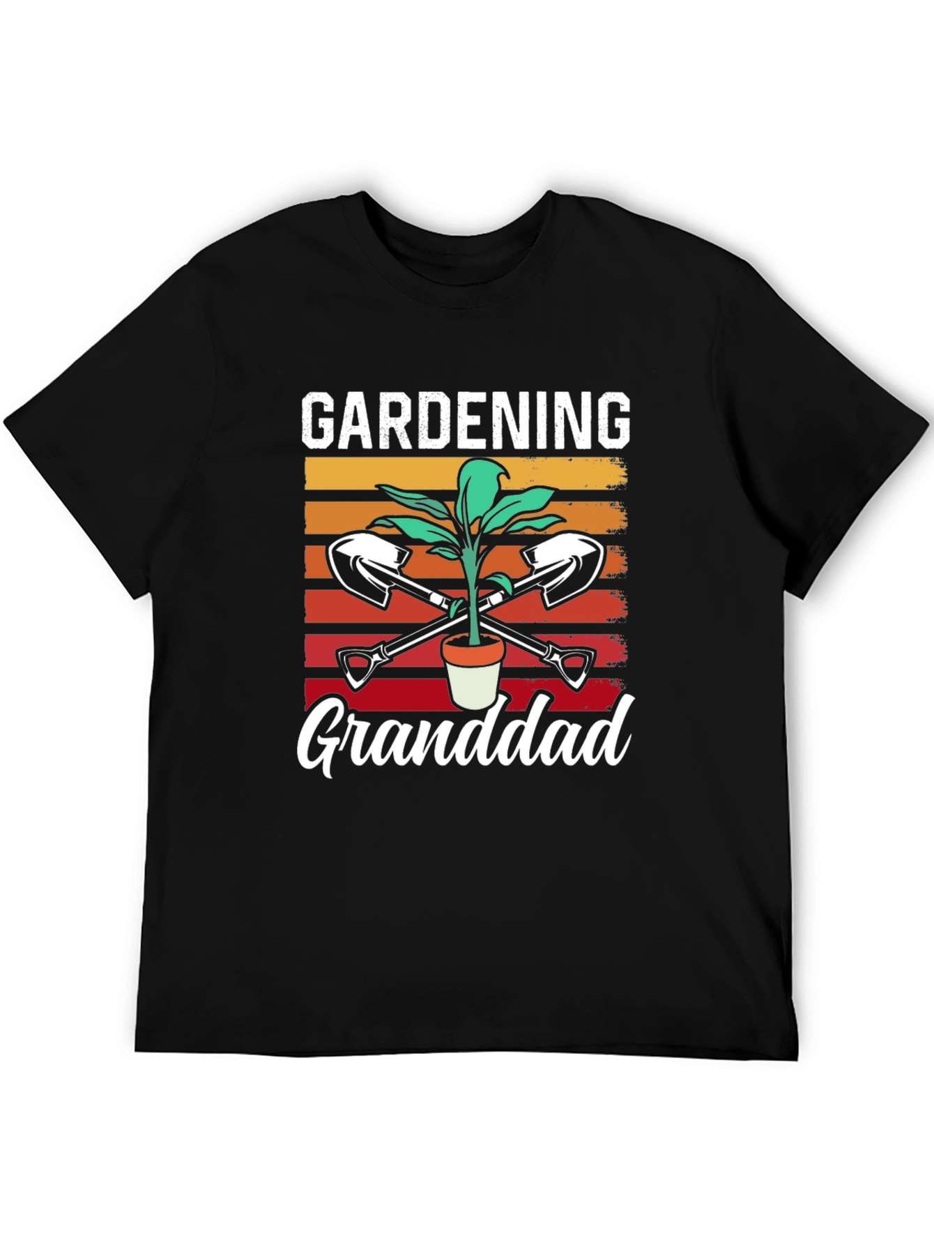 Gardening Granddad T-Shirt - Black