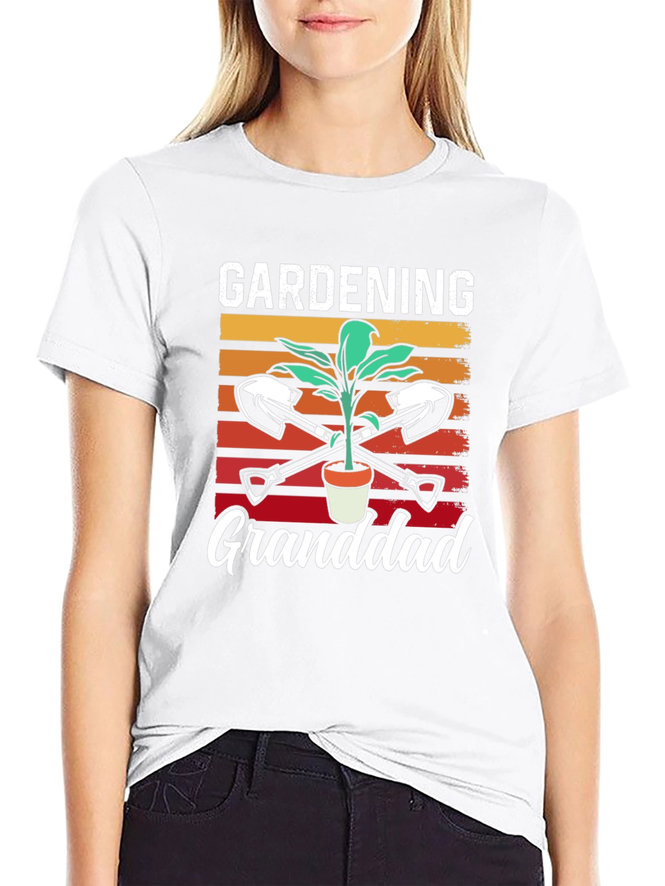 Gardening Granddad T-Shirt - Black