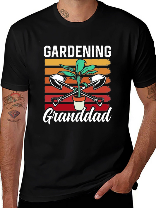 Gardening Granddad T-Shirt - Black