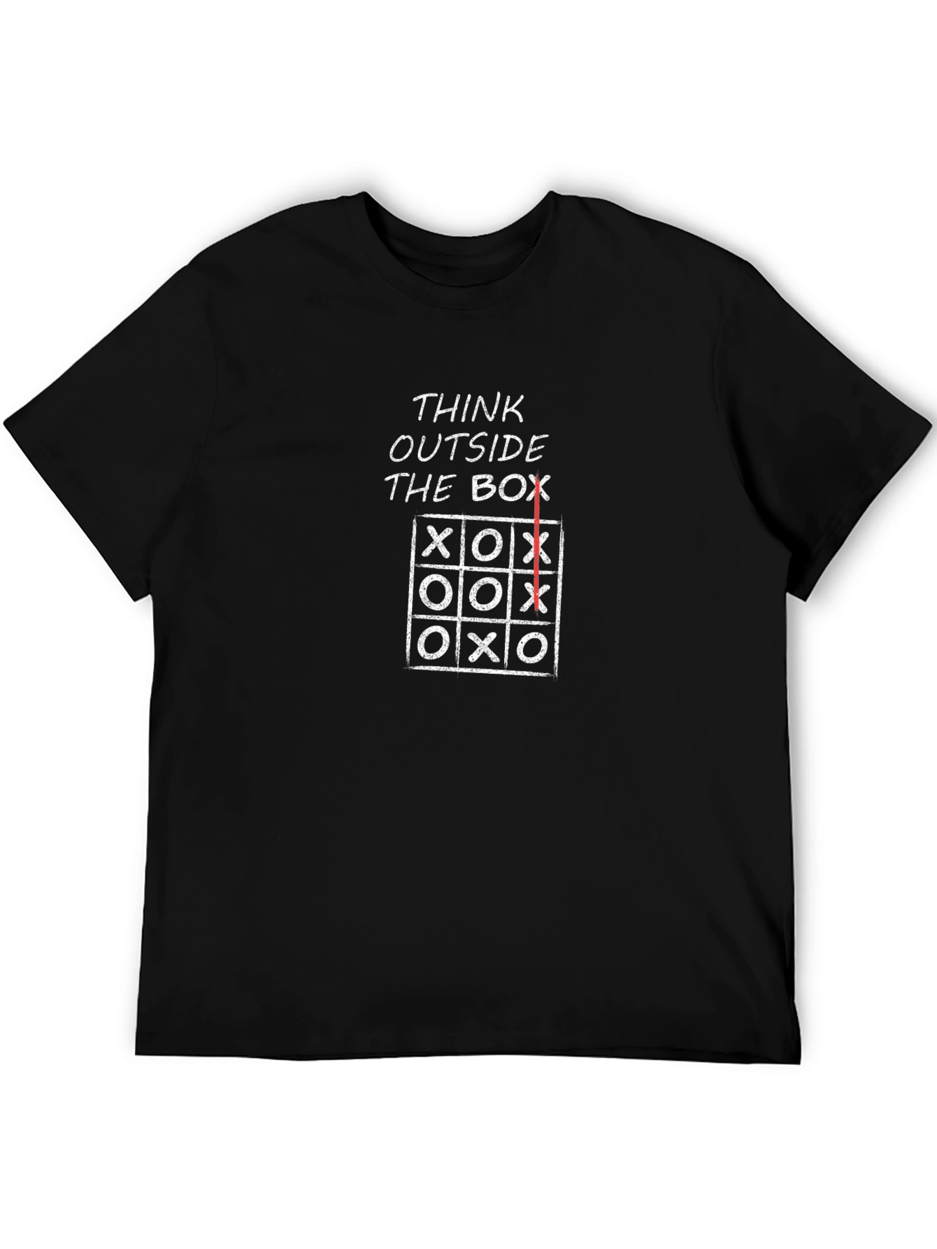 Think Outside the Box Black T-Shirt
