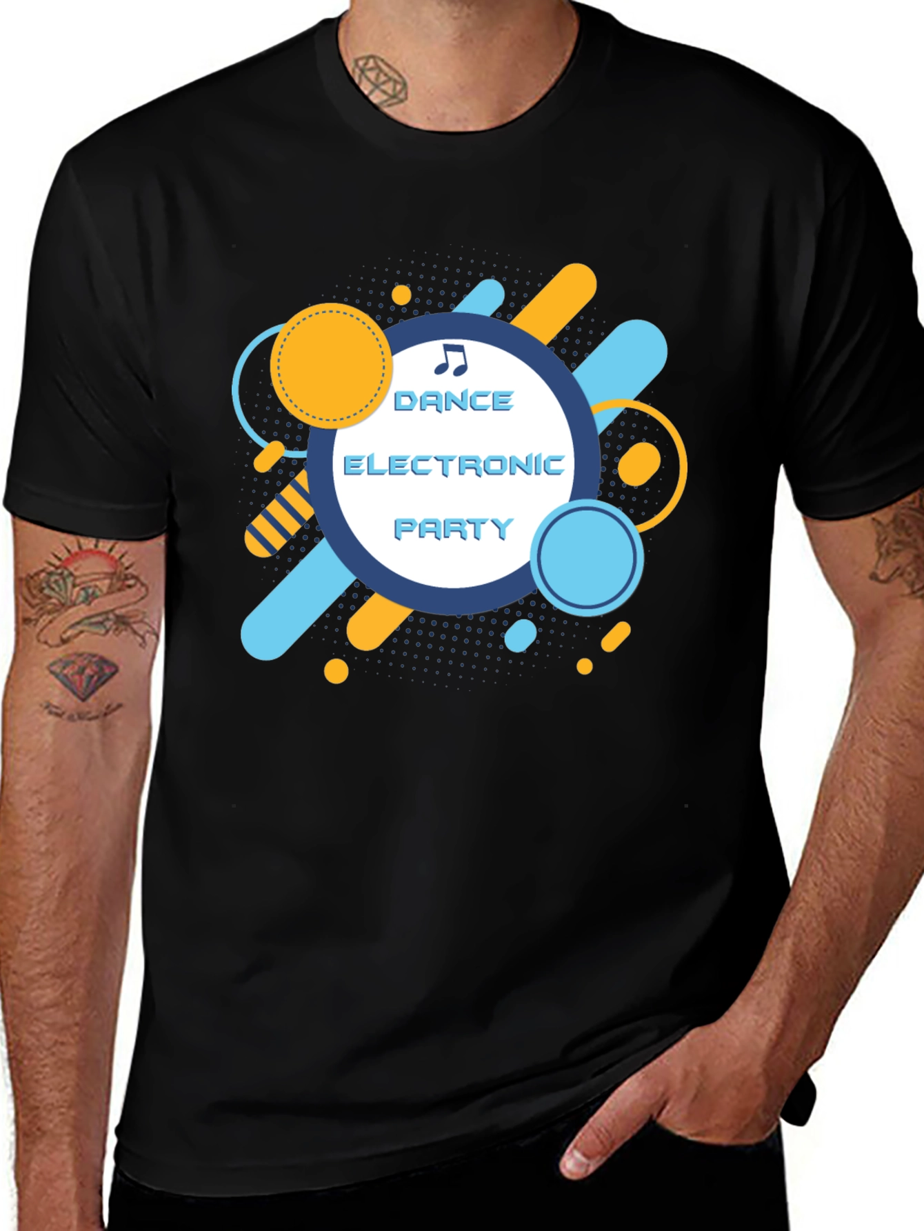 Dance Electronic Party Graphic T-Shirt