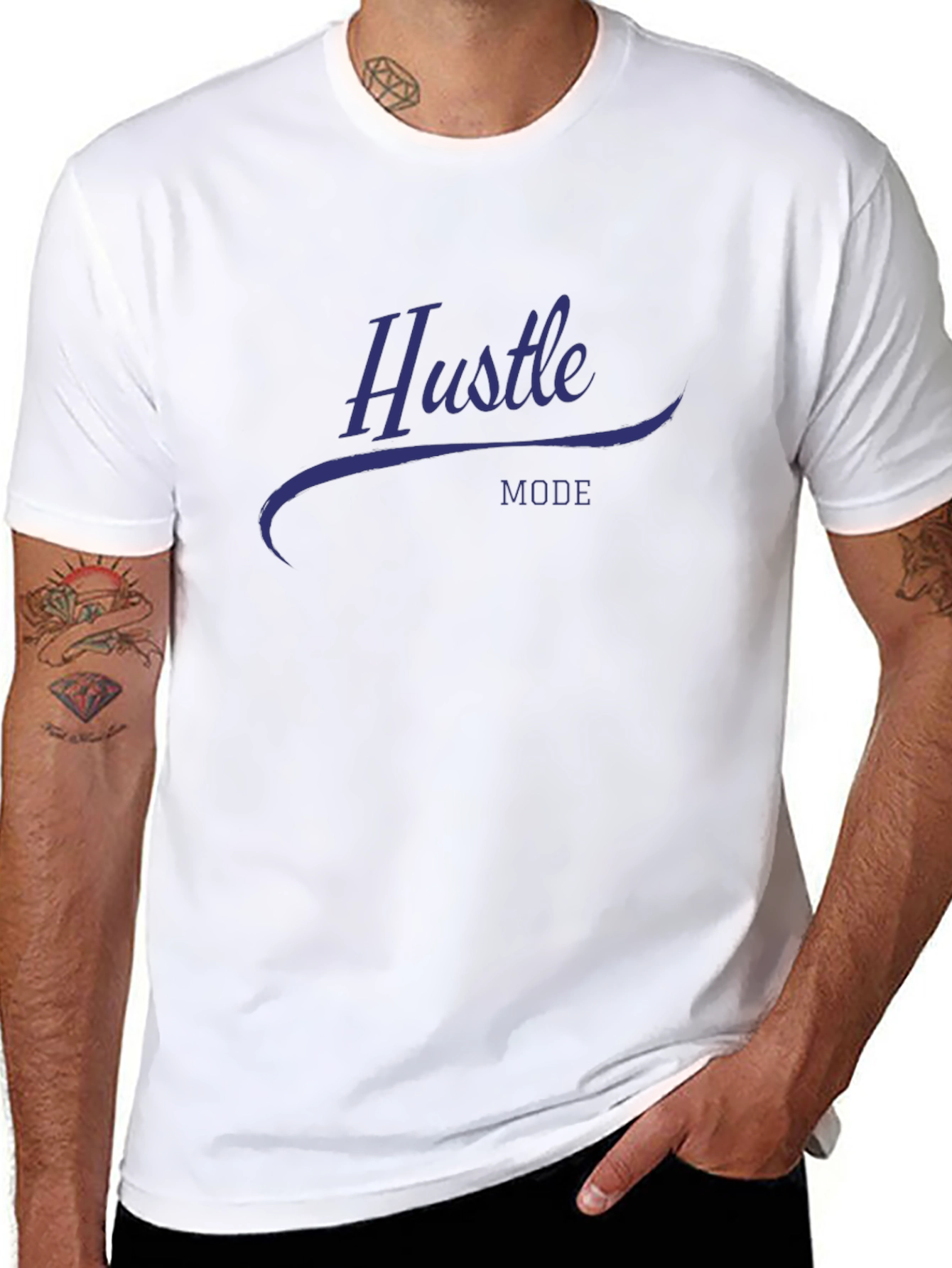 Hustle Mode Black T-Shirt