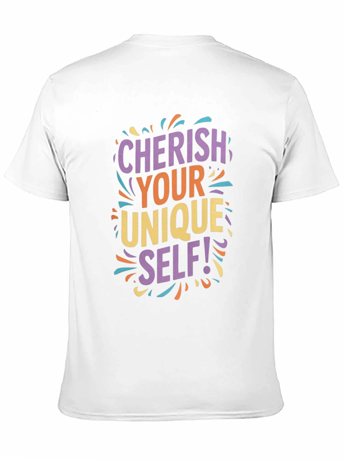 Cherish Your Unique Self Black T-Shirt