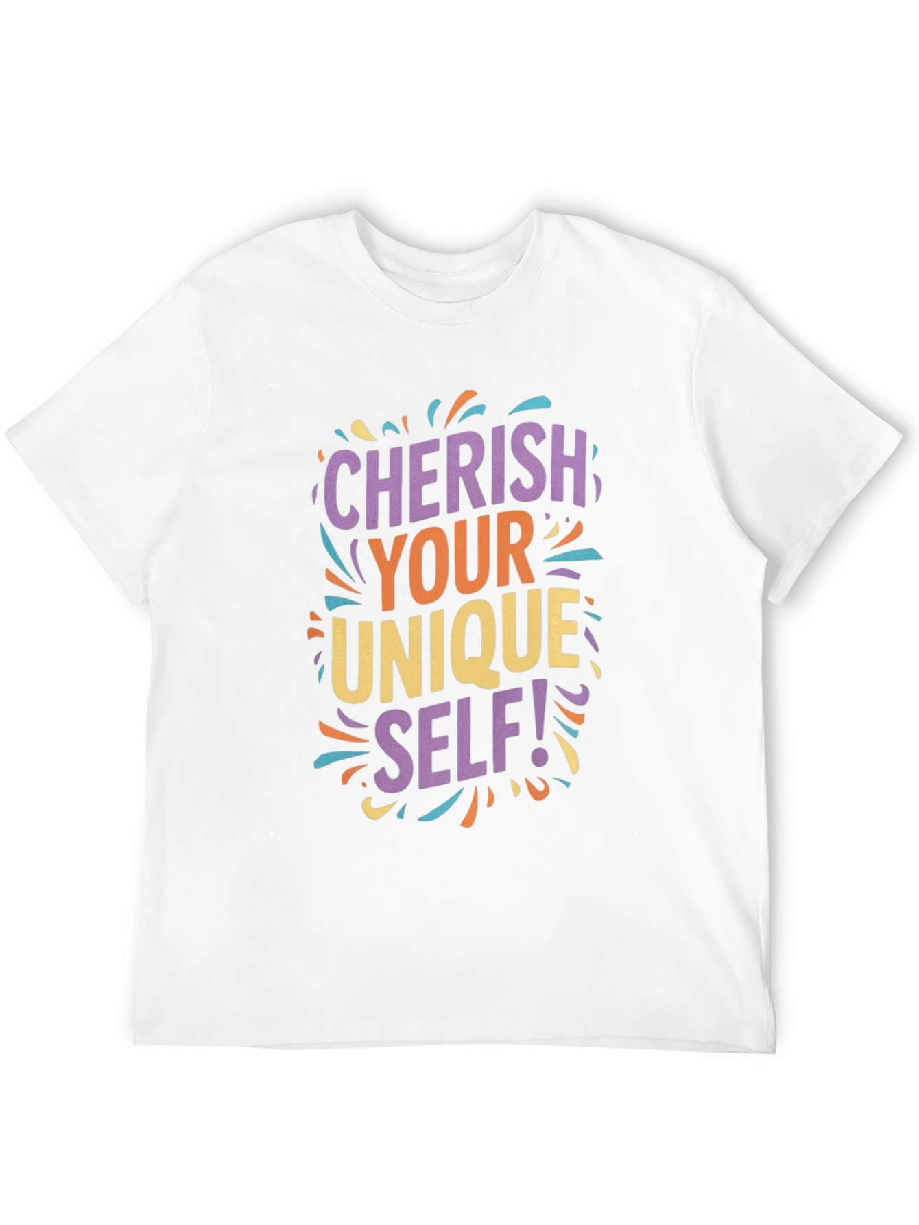 Cherish Your Unique Self Black T-Shirt