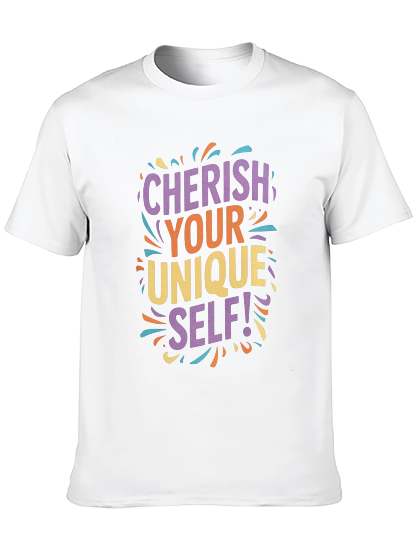 Cherish Your Unique Self Black T-Shirt