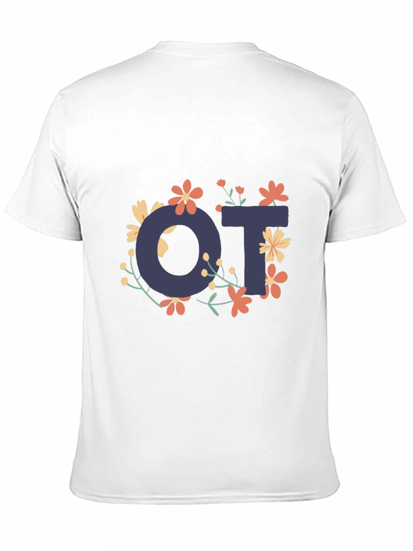 Floral OT Occupational Therapy T-Shirt