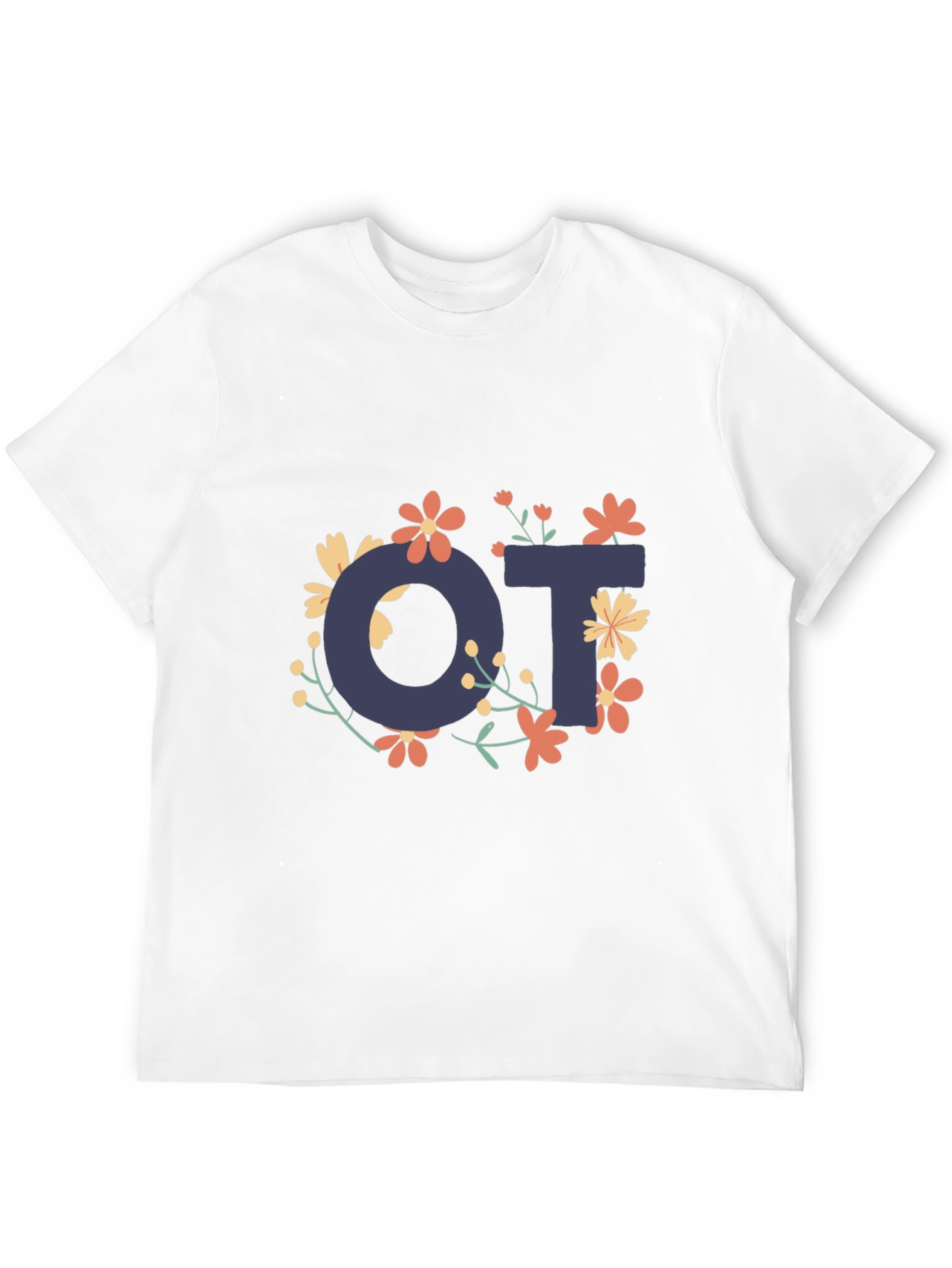 Floral OT Occupational Therapy T-Shirt