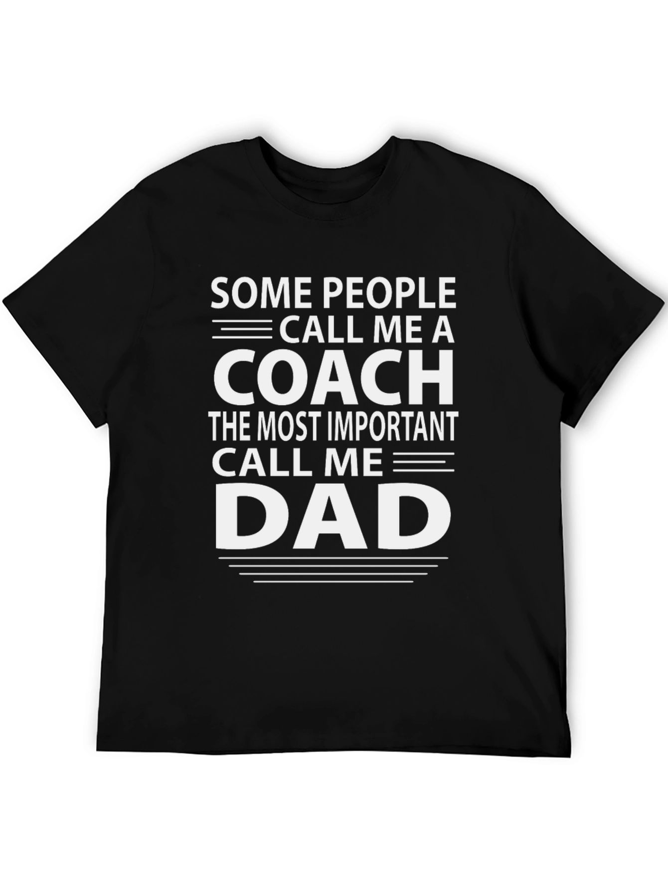 Coach Dad T-Shirt - Funny Fathers Day Gift