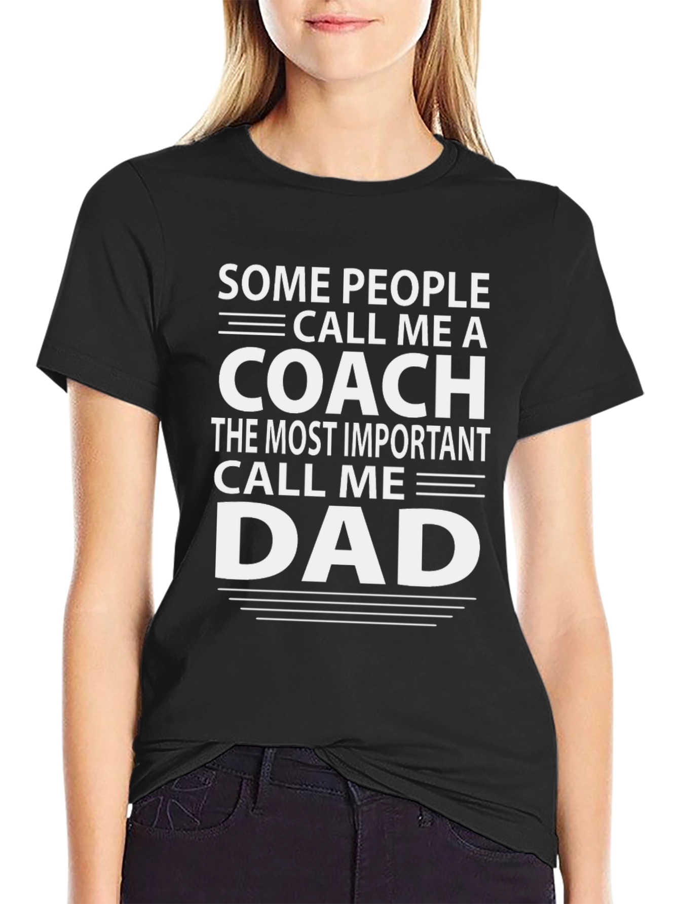 Coach Dad T-Shirt - Funny Fathers Day Gift