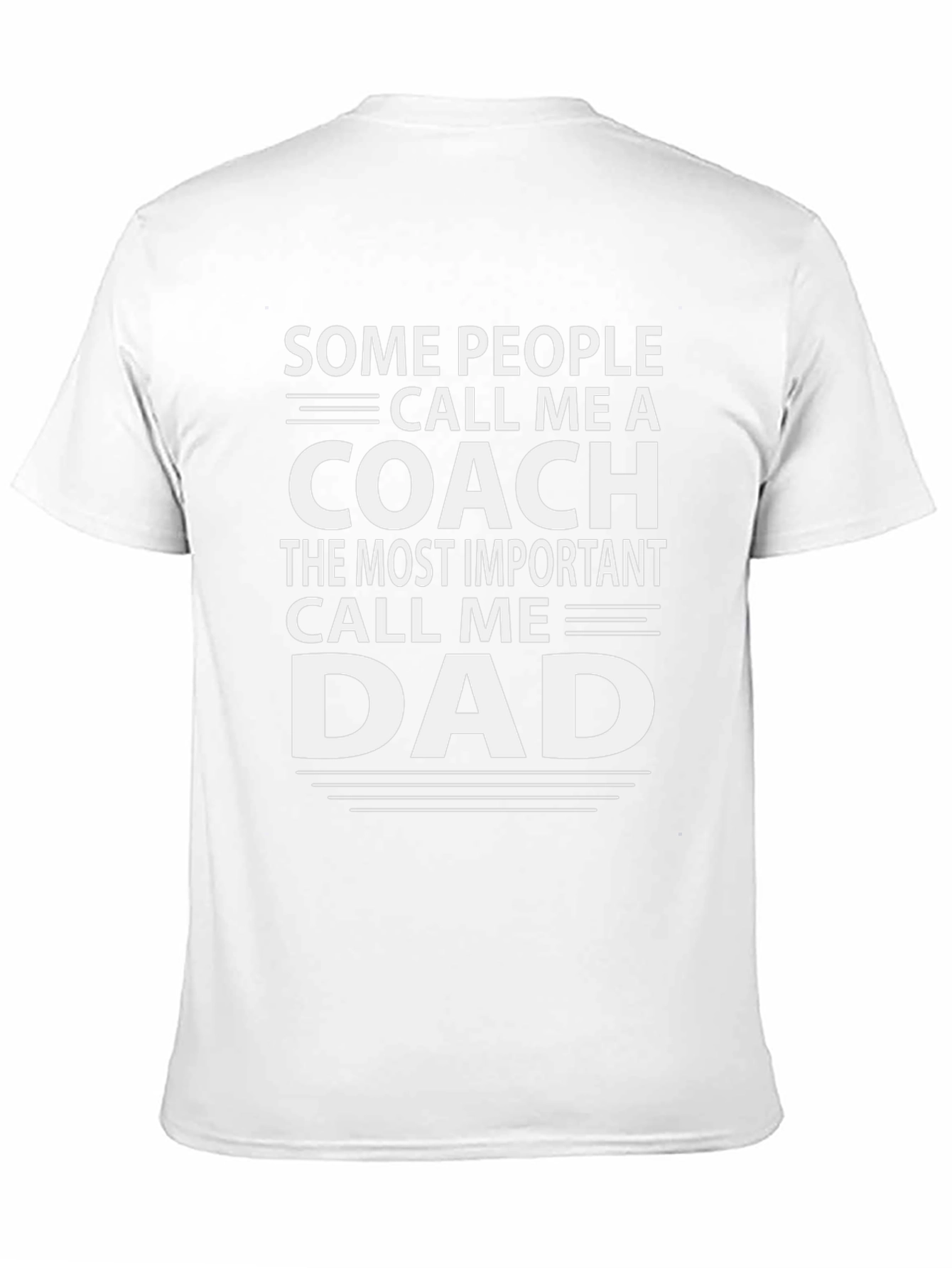 Coach Dad T-Shirt - Funny Fathers Day Gift