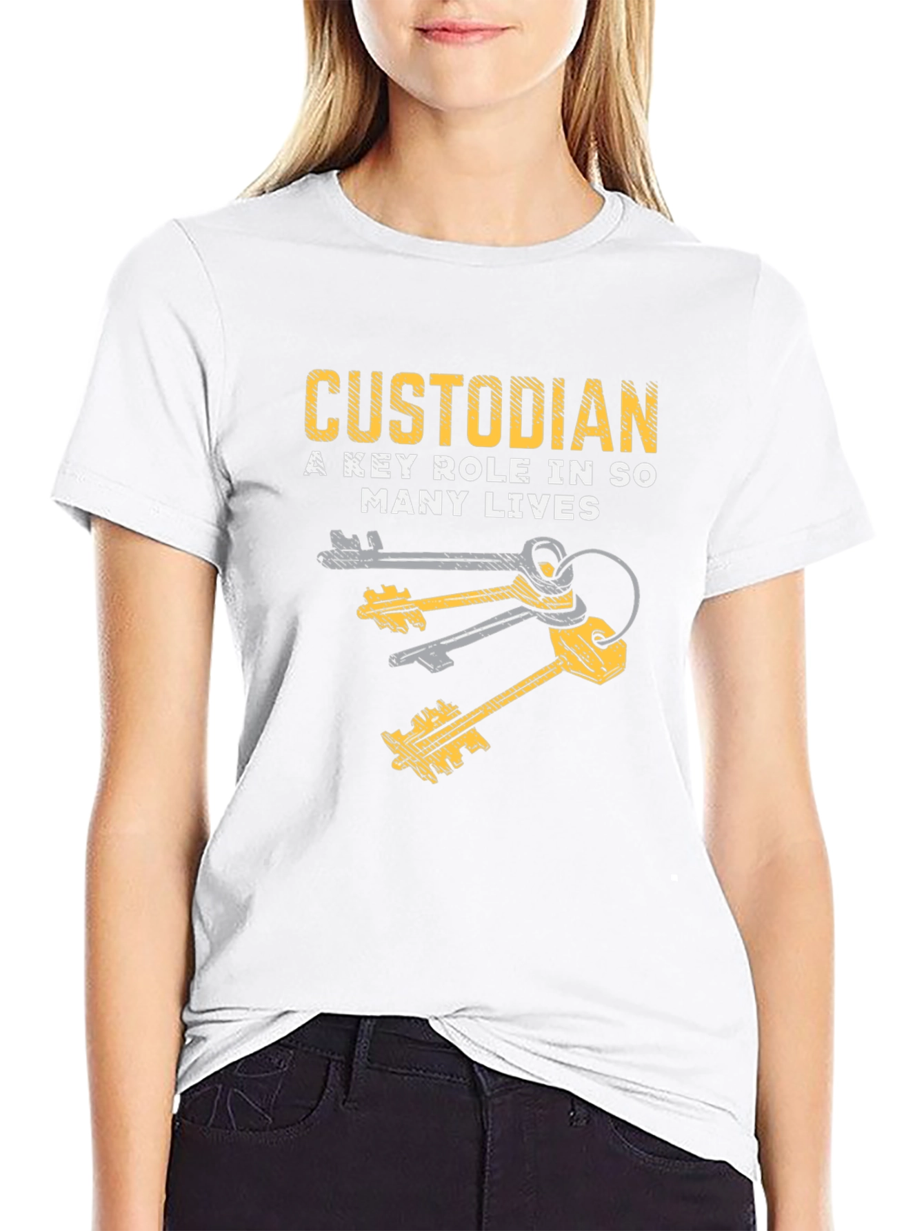 Custodian Key Role T-Shirt