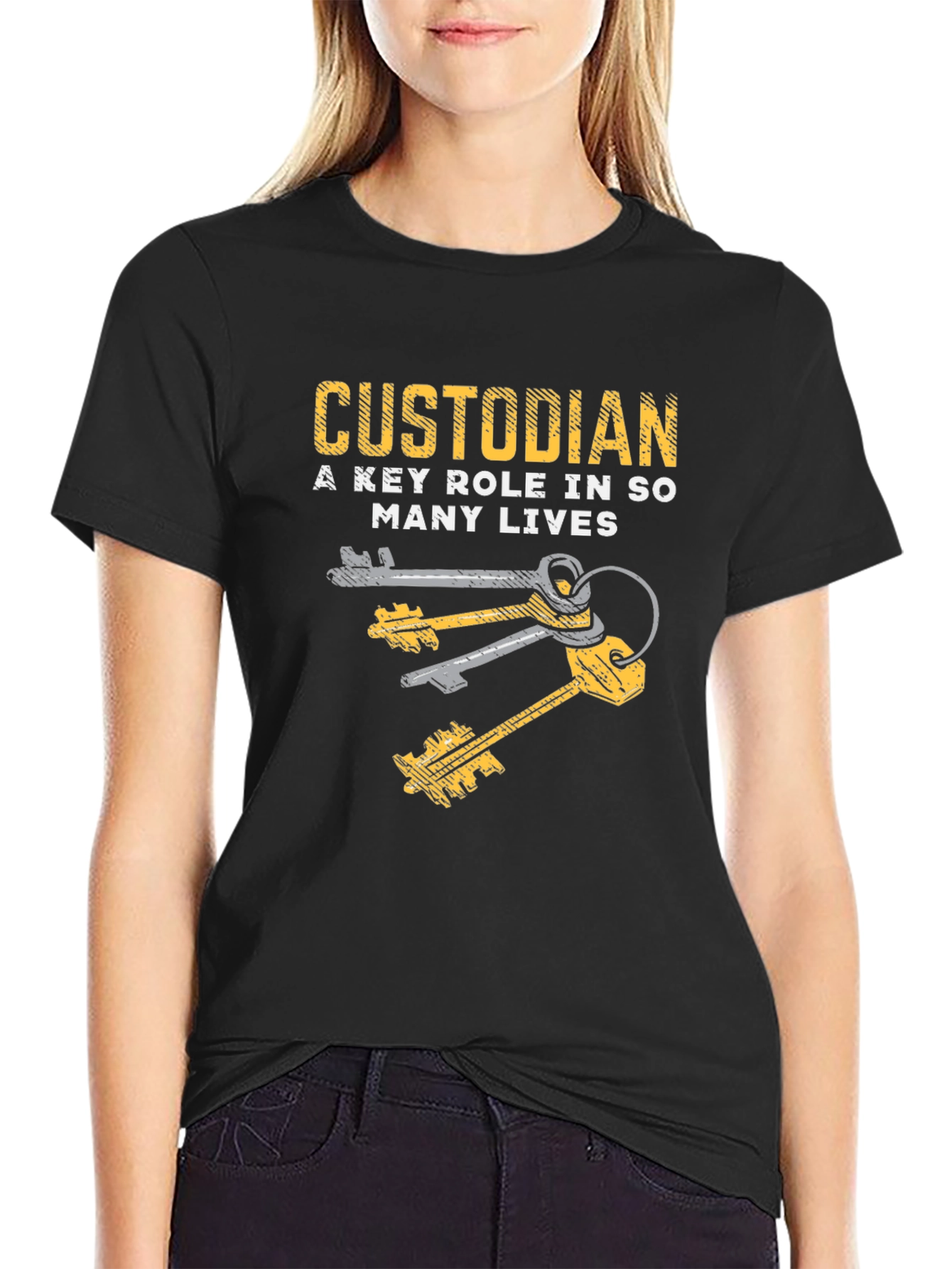 Custodian Key Role T-Shirt