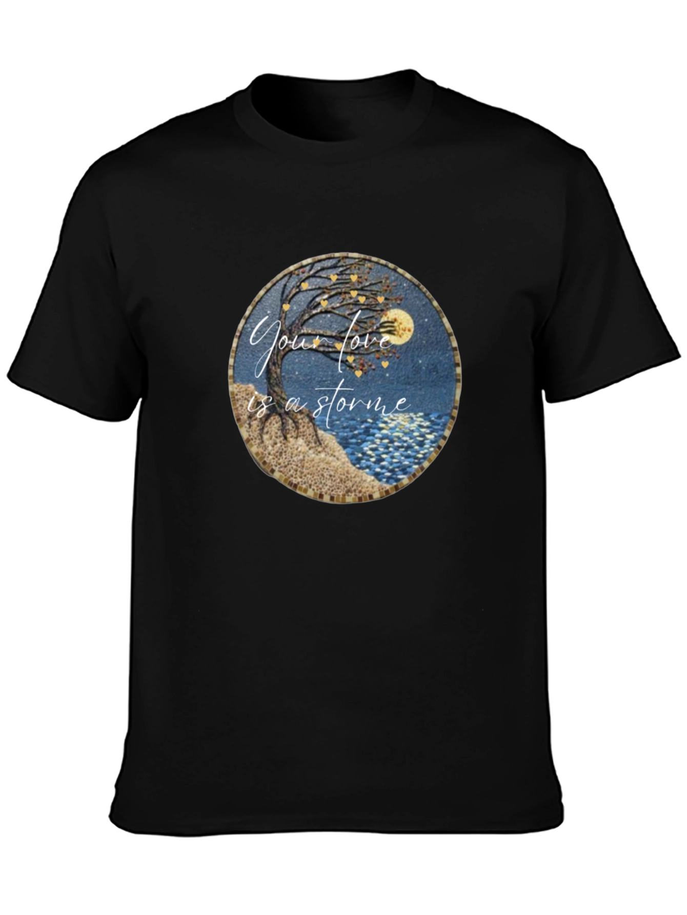 Storm of Love Graphic Tee - Unique Design