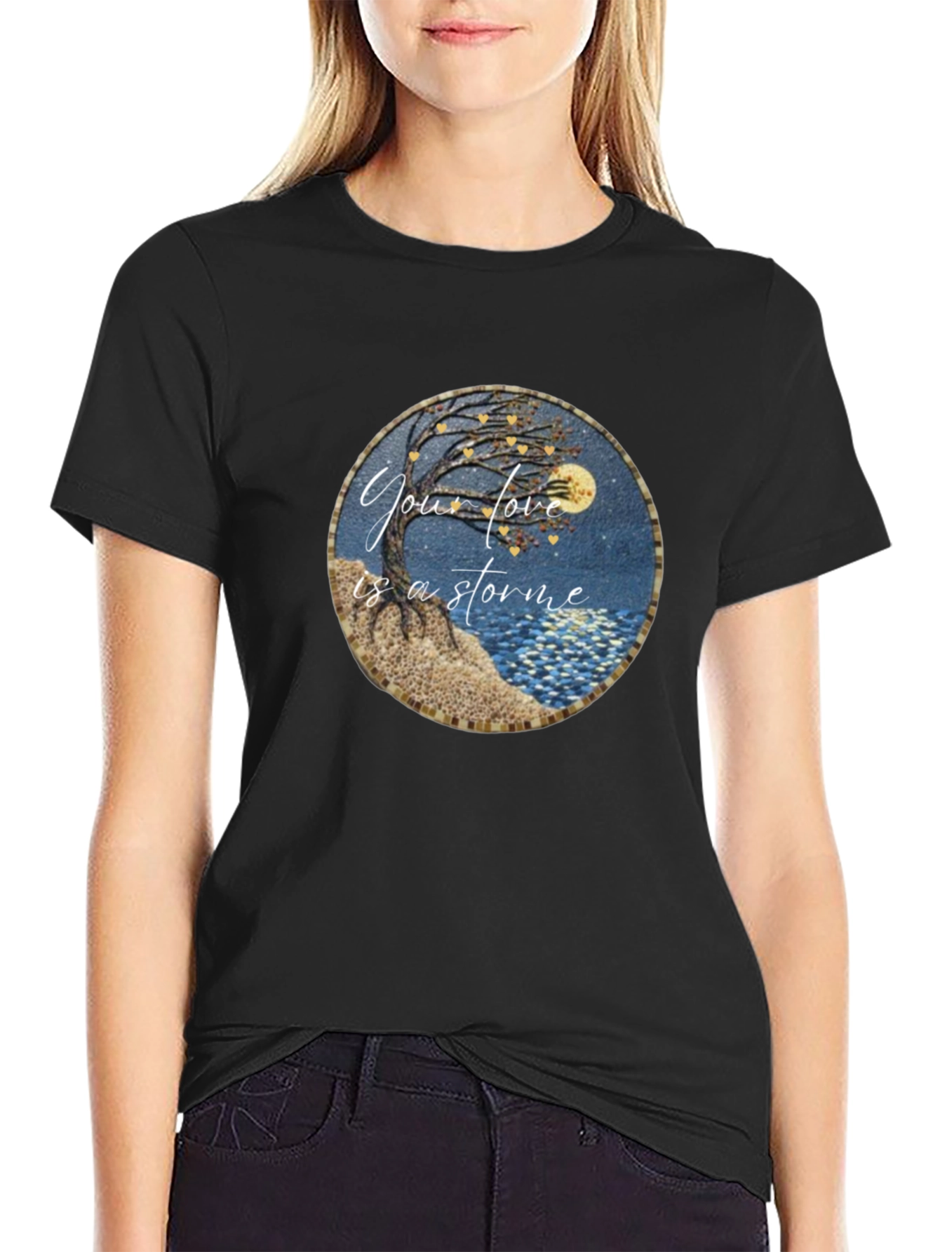Storm of Love Graphic Tee - Unique Design