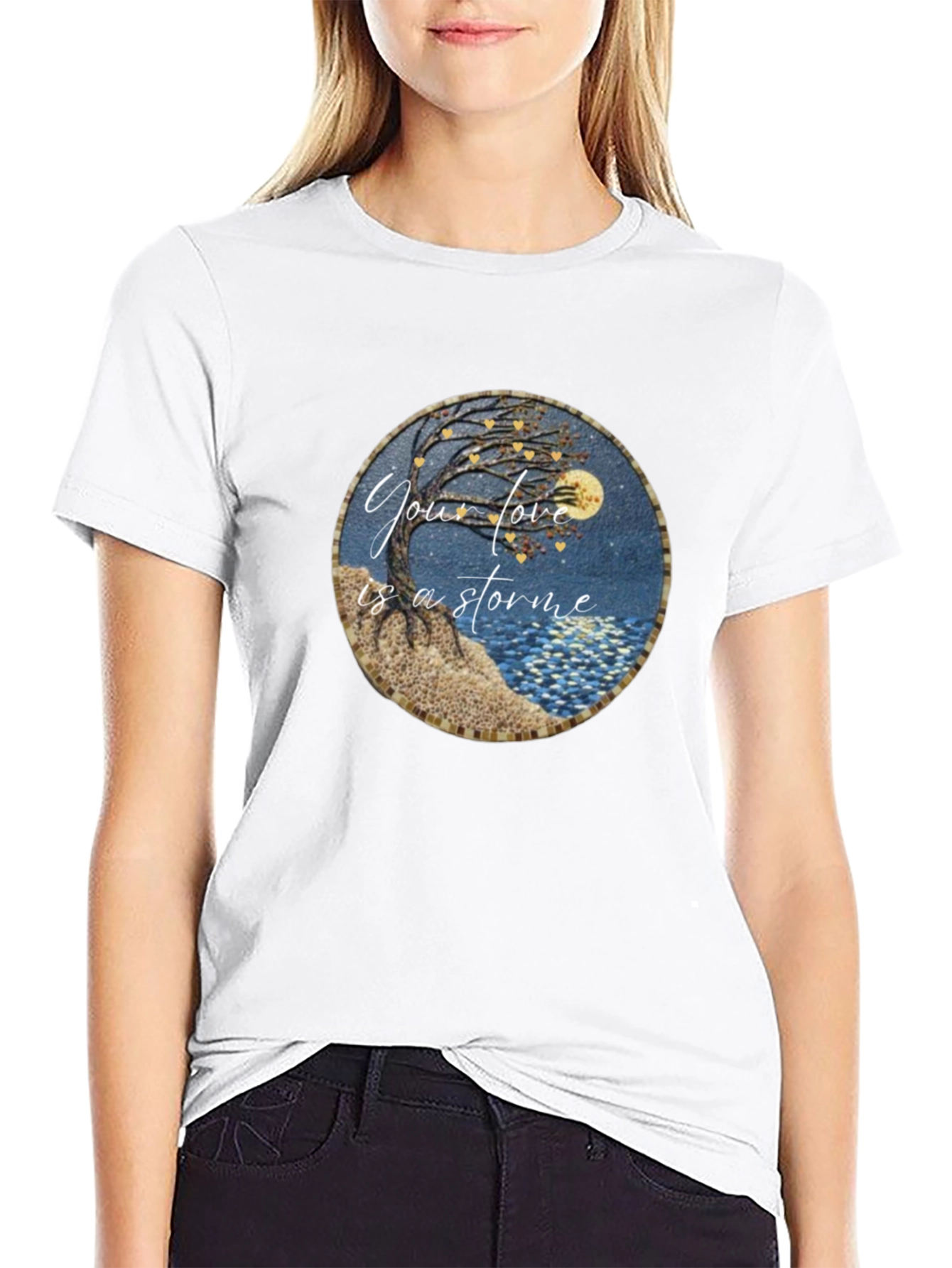 Storm of Love Graphic Tee - Unique Design