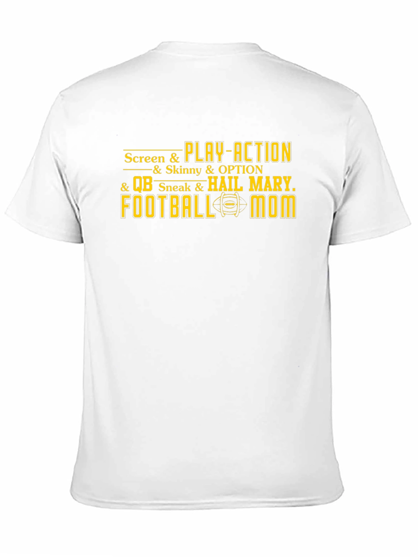 Football Mom T-Shirt - Screen & Play-Action Graphic Tee