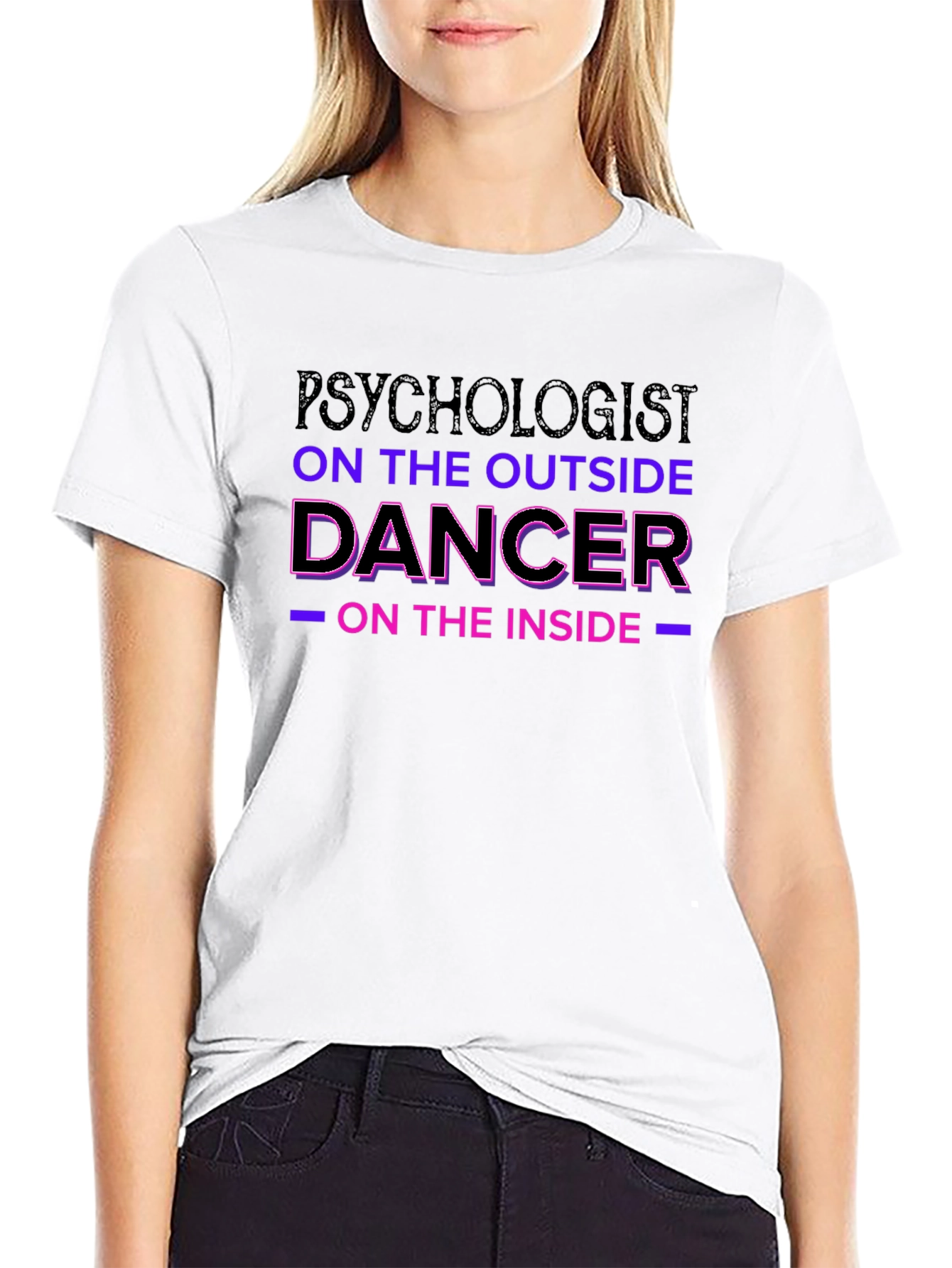 Psychologist Dancer T-Shirt Unique Gift for Psychology Student