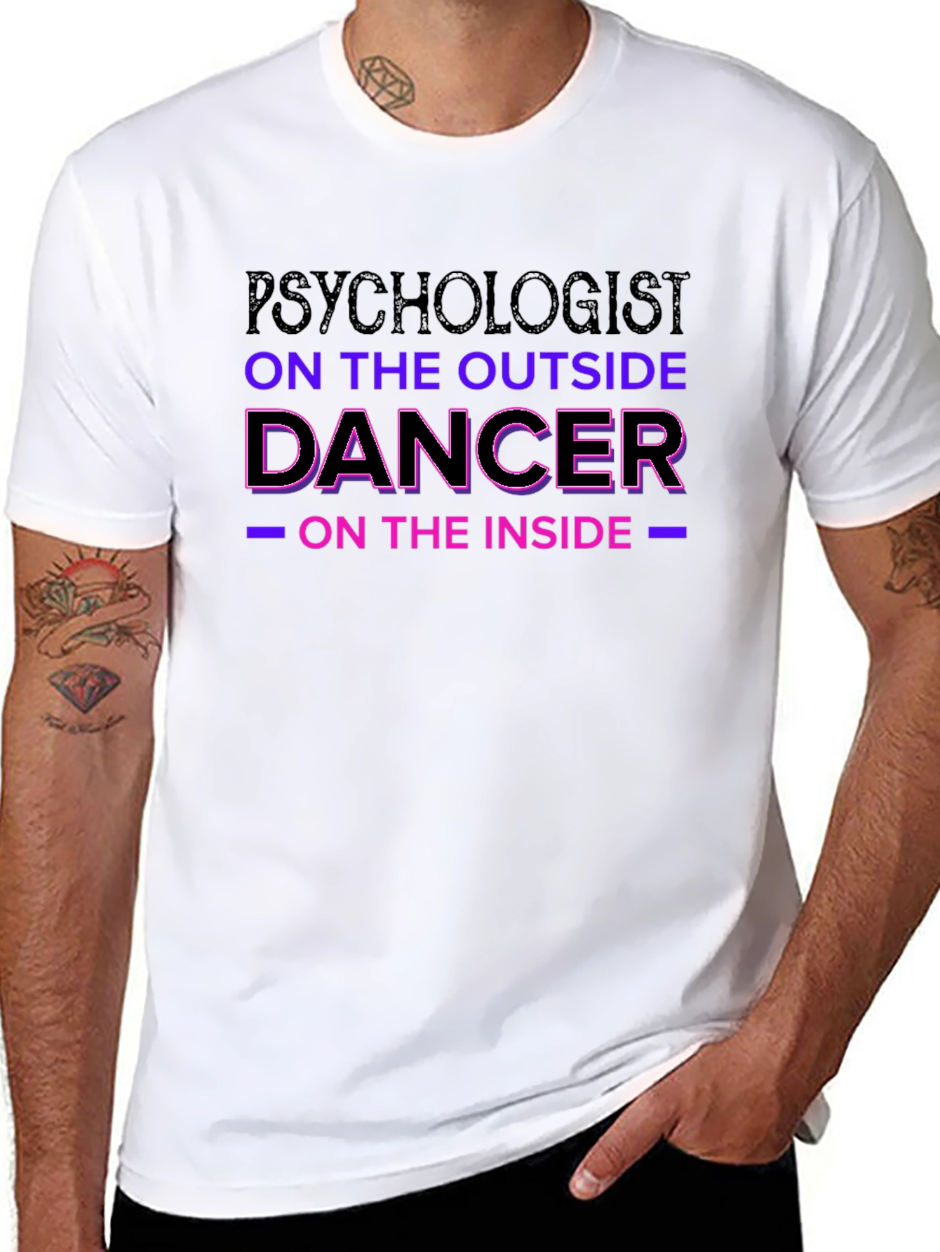 Psychologist Dancer T-Shirt Unique Gift for Psychology Student
