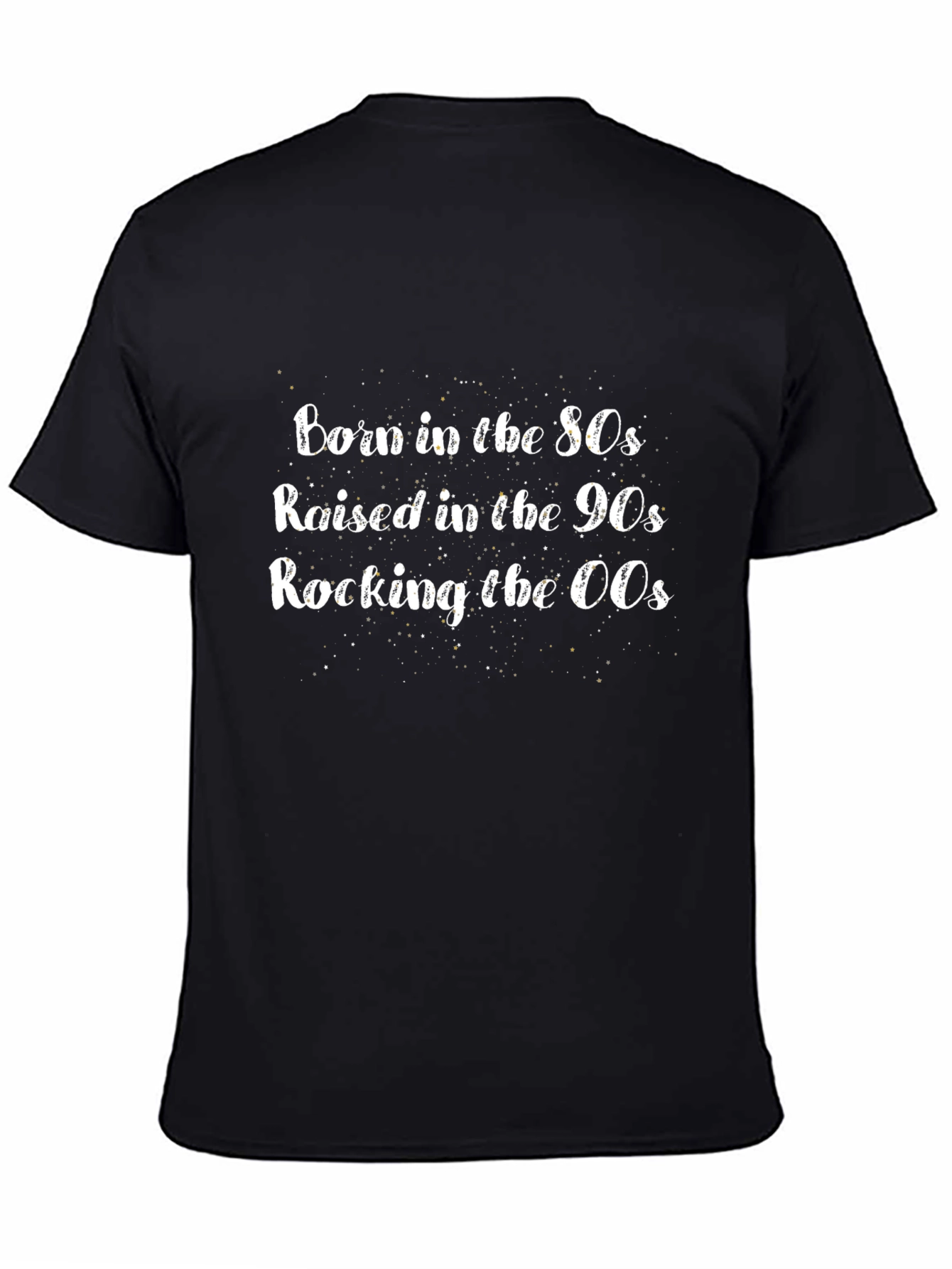 Born in the 80s Black Graphic Tee