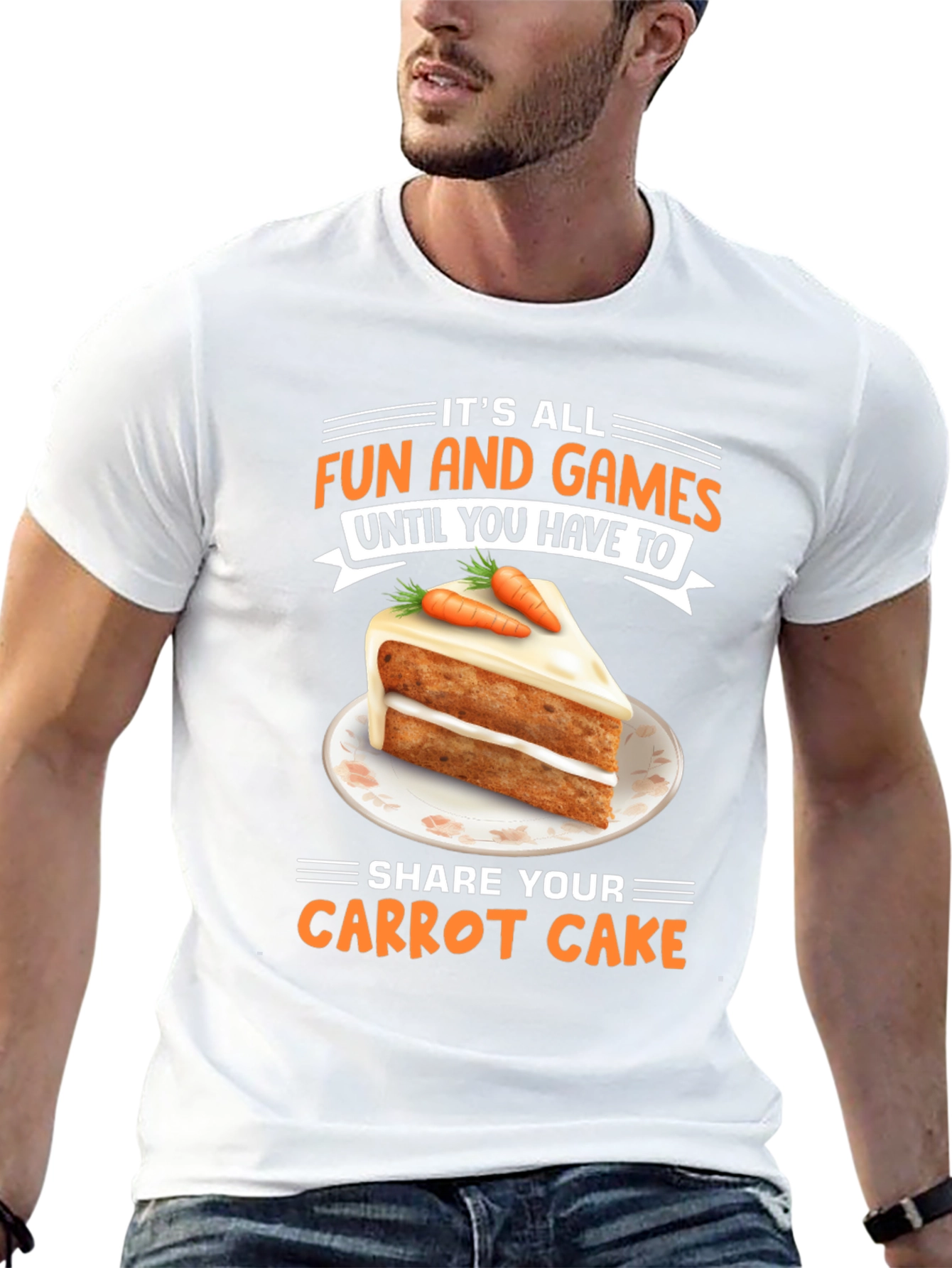 Fun and Games Carrot Cake T-Shirt