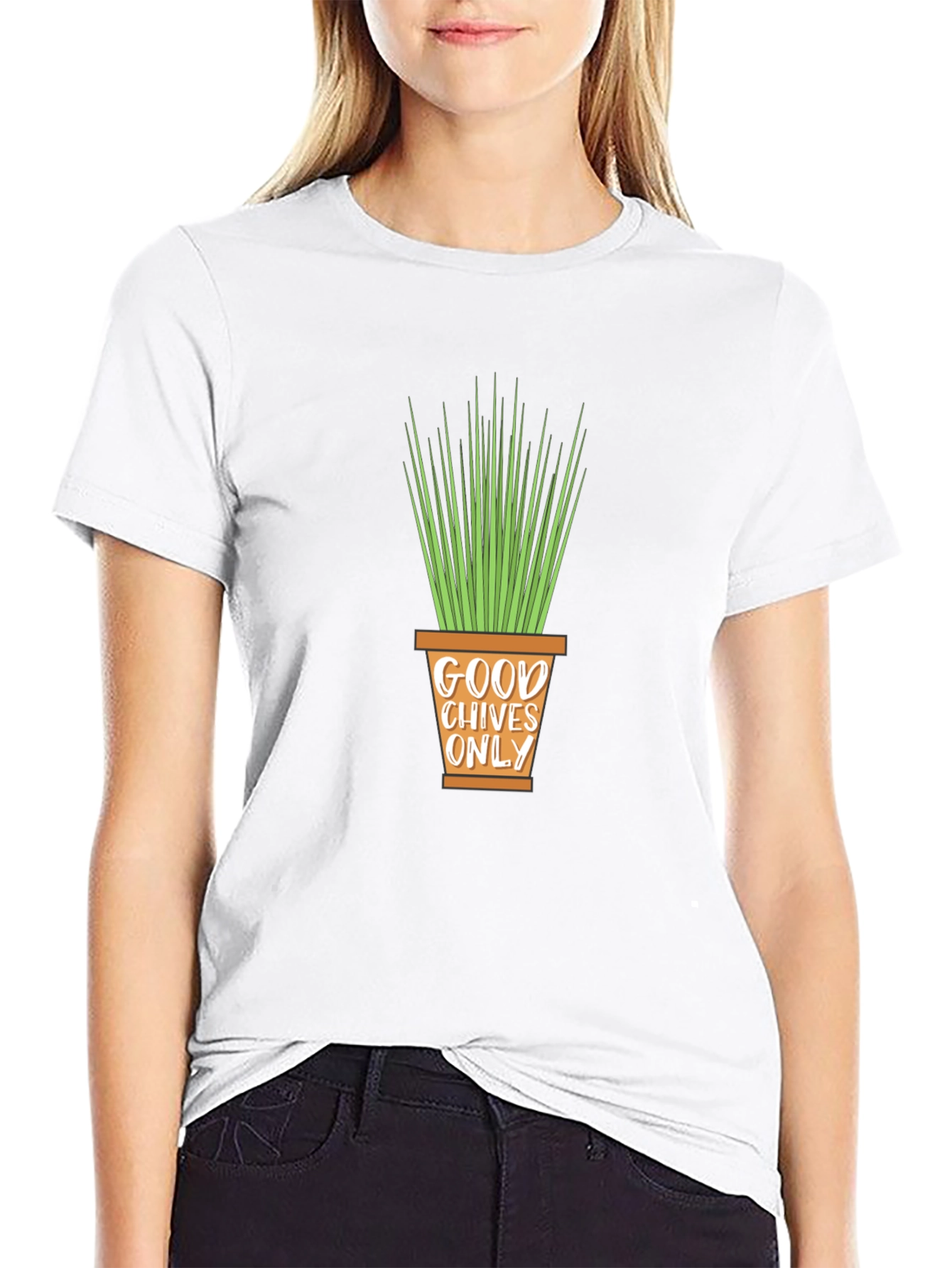 Good Chives Only T-Shirt - Fun Plant Lover Tee